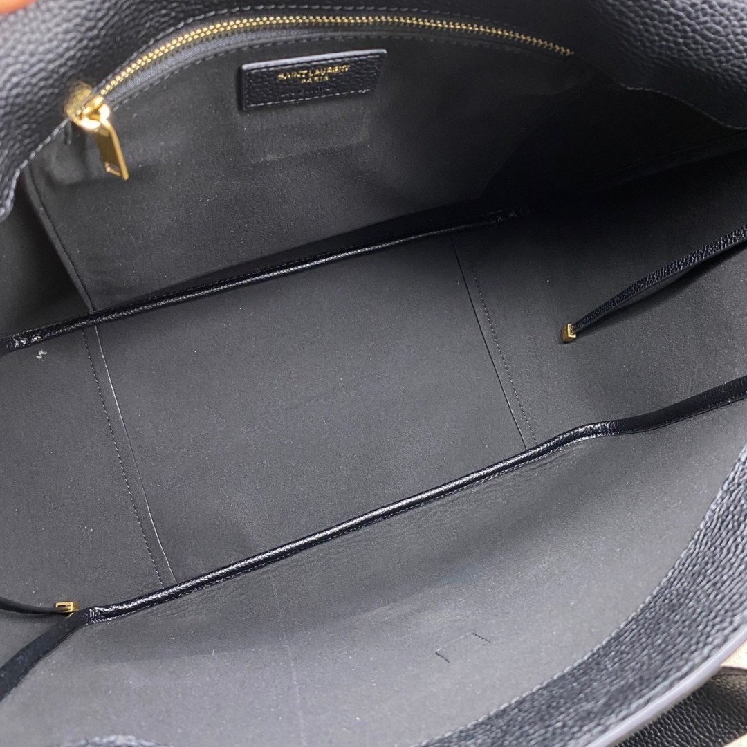 YSL LE 5 À 7 BEA IN GRAINED LEATHER / YSL TOTE BAG กระเป๋าสะพายใบใหญ่ จุใจ เกรดออริ 1:1 ใช้งานต่างประเทศได้
