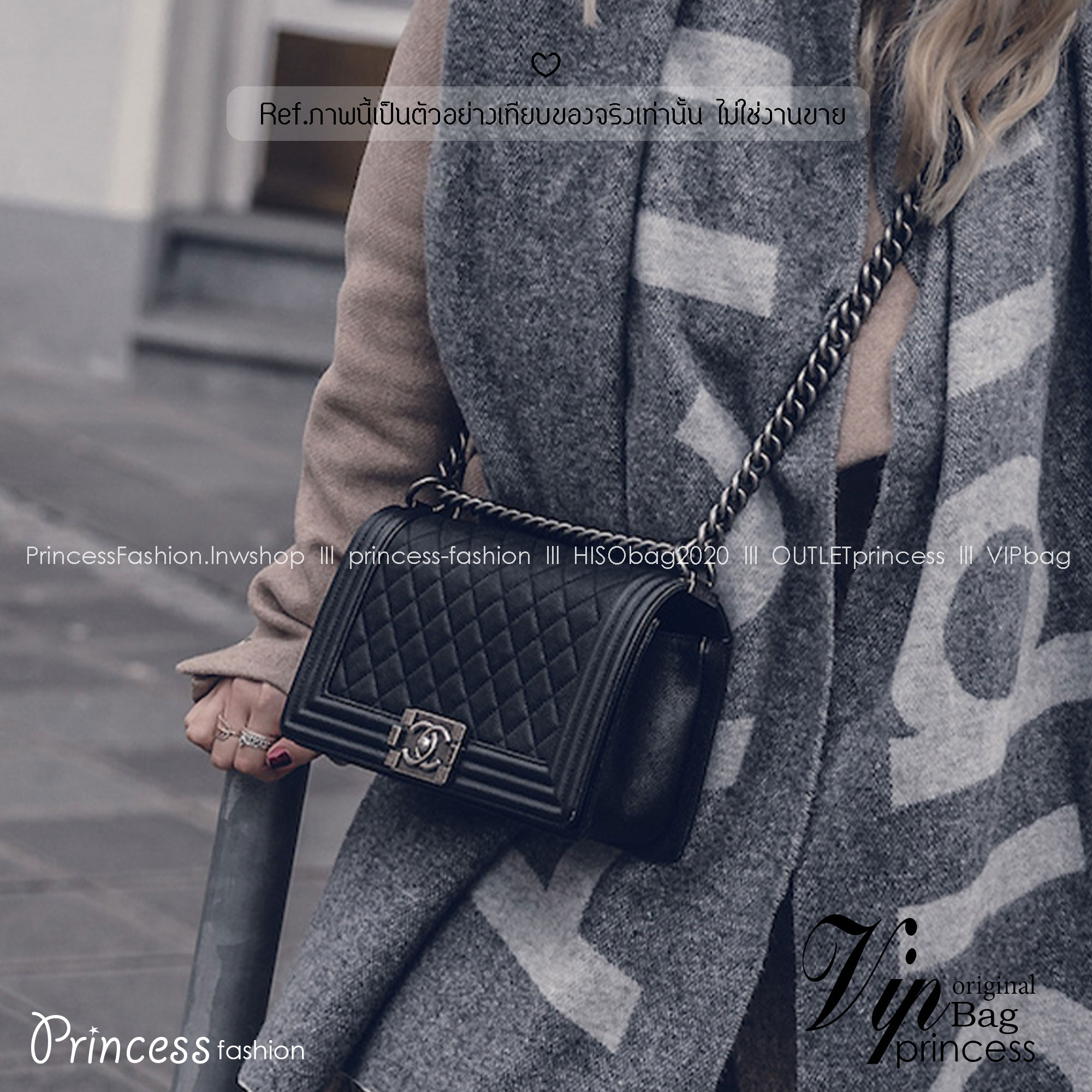 CHANEL BOY กระเป๋าสุดคลาสสิคตลอดกาล ไม่ว่าเวลาจะผ่านไปเเค่ไหนก็ไม่เคย Out สำหรับรุ่นนี้ เรียบ หรู คลาสสิค ผู้ดี ไฮโซที่แท้ทรูอะไหล่เงินรมขวัญสวยมากค่ะ 🧡 เกรดท็อปไฮเอน