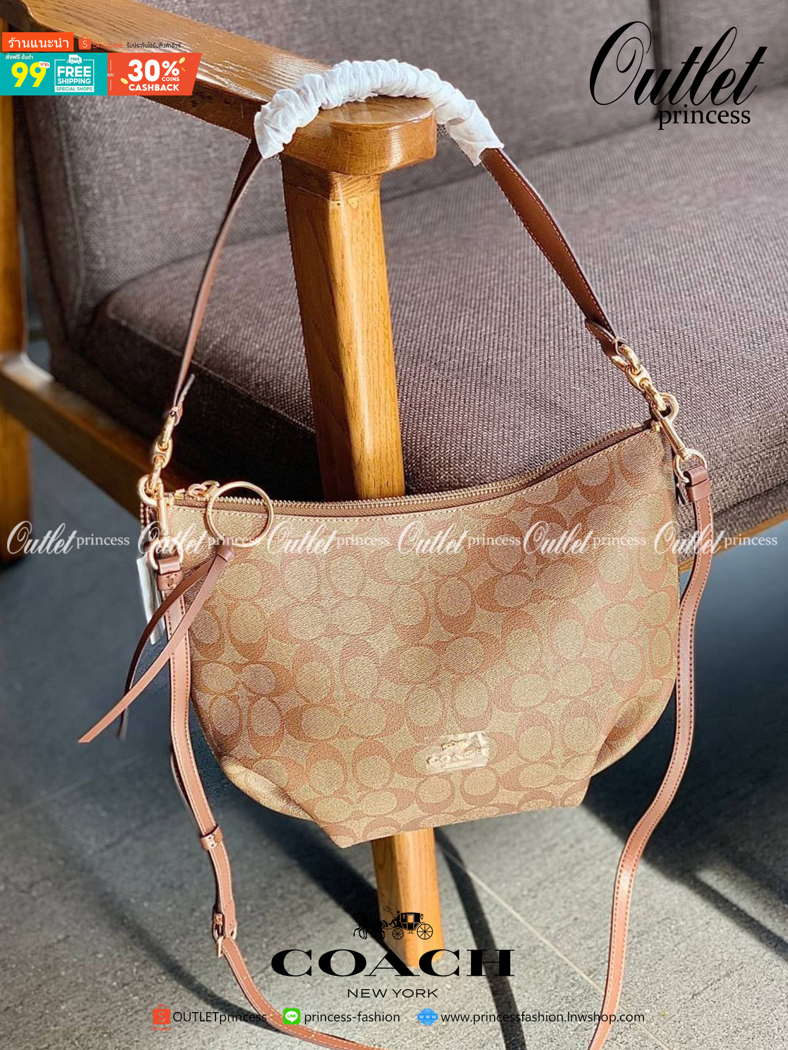 OUTLET 】ปรับราคาลง ได้ไปไม่ผิดหวังแน่นอนจ้าา💥 Coach Pebble Leather Small Skylar Hobo Shoulder Bag((90738)) พร้อมส่งที่ไทย ล่าสุด! กระเป๋าหิ้ว//สะพายข้างได้ ทรงน่ารัก ละมุน หนังแท้ หนังนิ่มมือดีมาก หลงรักแน่นอนค่าา! เปิดปิดกระเป๋าแบบซิปมีพู่ห้อย ใช