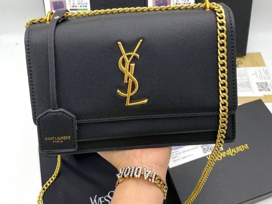YSL SAINT LAURENT SUNSET MEDIUM IN SMOOTH LEATHER