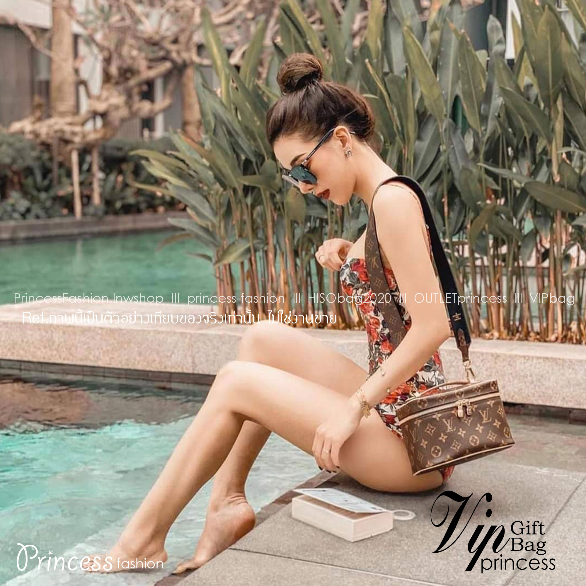 LV NICE MINI MONOGRAM BAG เบสท์เซลเลอร์คอลเลคชั่น ที่ใครๆก็ต้องมีใช้ กับกระเป๋า cosmetics ทรงกล่อง ใส่เครื่องสำอางค์ หรือจะใช้ใส่ของพกจำเป็นประจำวันก็ได้ สบายๆ