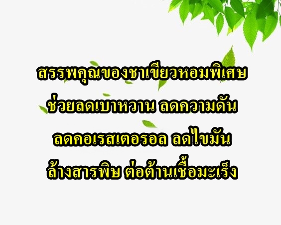 ชาเขียวหอมพิเศษ ขนาดห่อละ 200 กรัมค่ะ