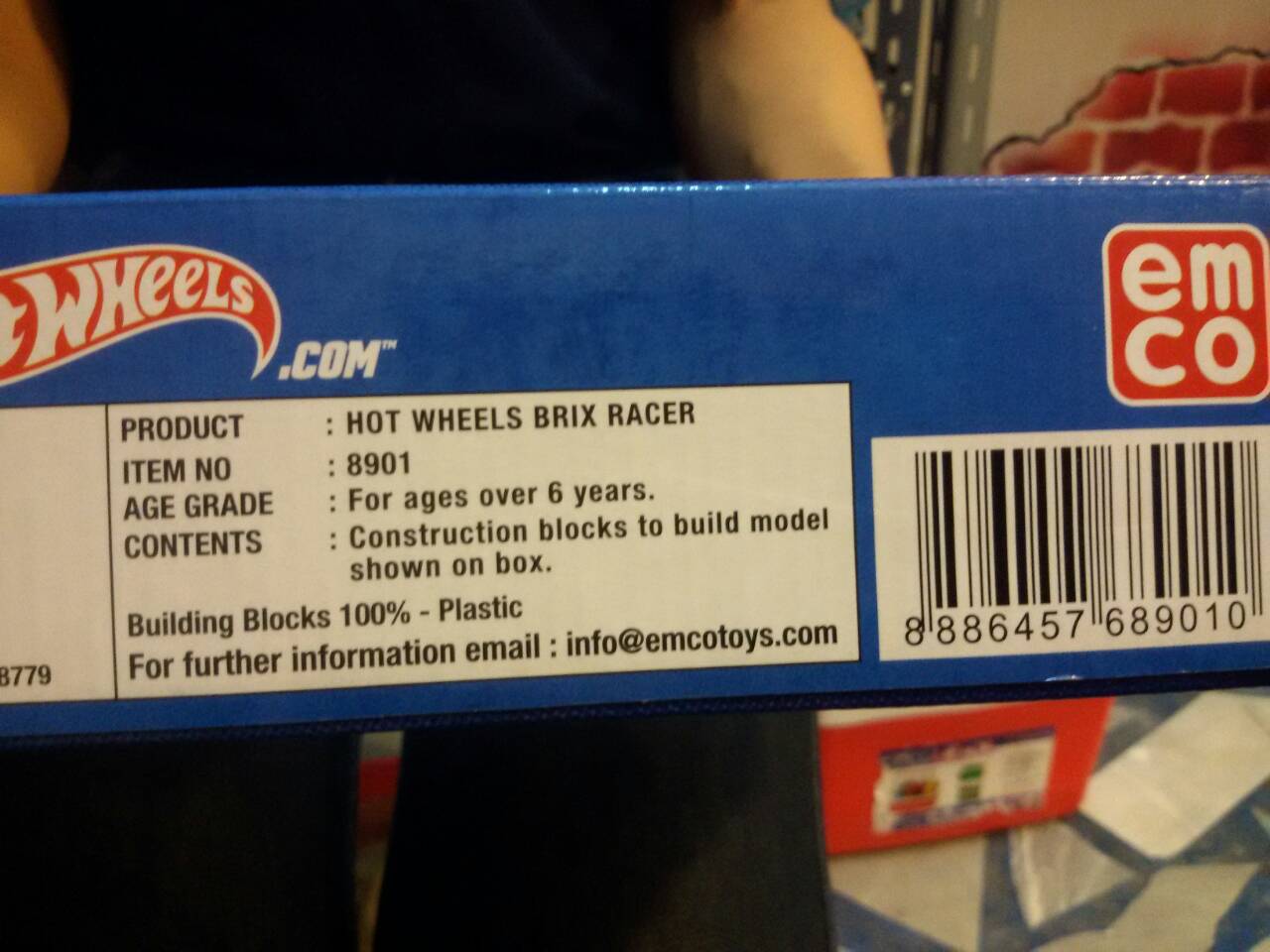 Hot Wheels Brix Racer_Enforcer ของแท้มือหนึ่งใหม่แกะกล่องสภาพดีมาก