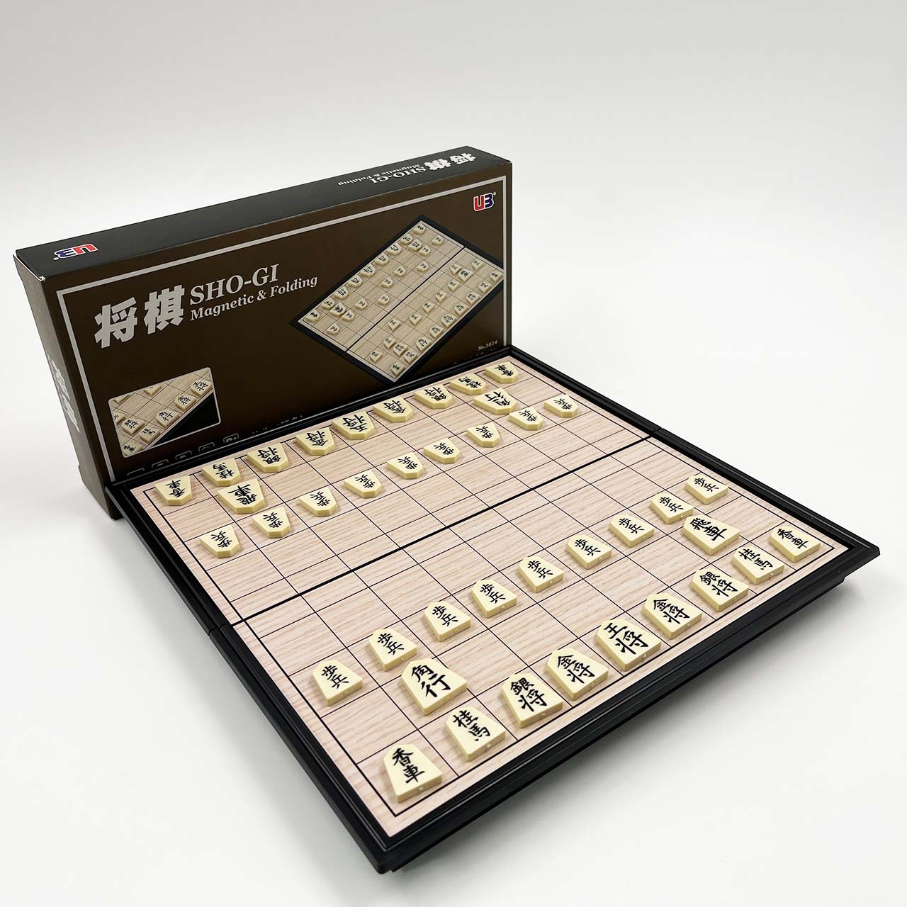ชุดหมากรุกญี่ปุ่นโชกิกระดานแม่เหล็ก (Shogi) พับได้พร้อมตัวเล่น