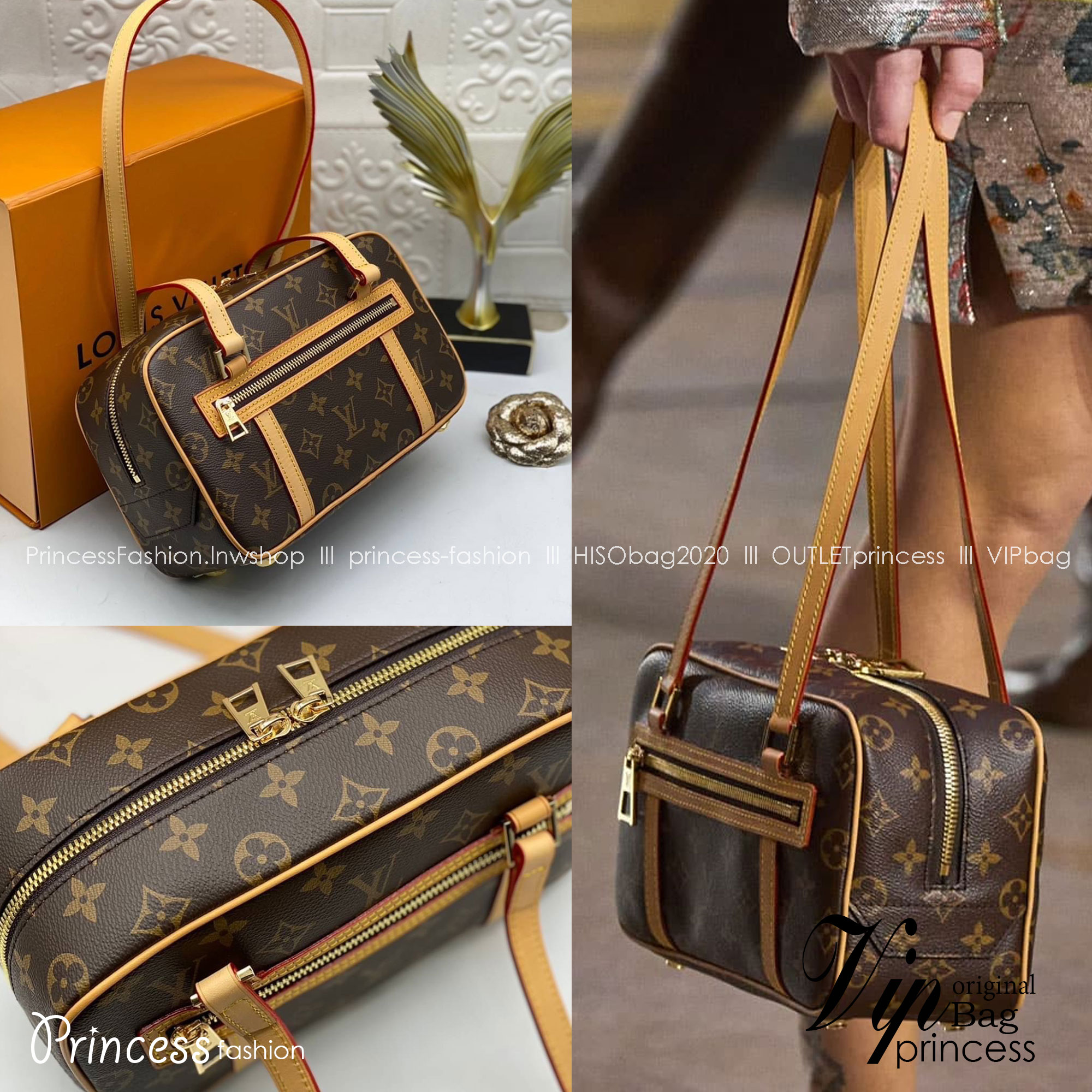 LV Cite Monogram Canvas MM กระเป๋าสะพาย รุ่นตามหาขายดี เกรดออริ สลับแท้ 1:1 ใช้ต่างประเทศได้