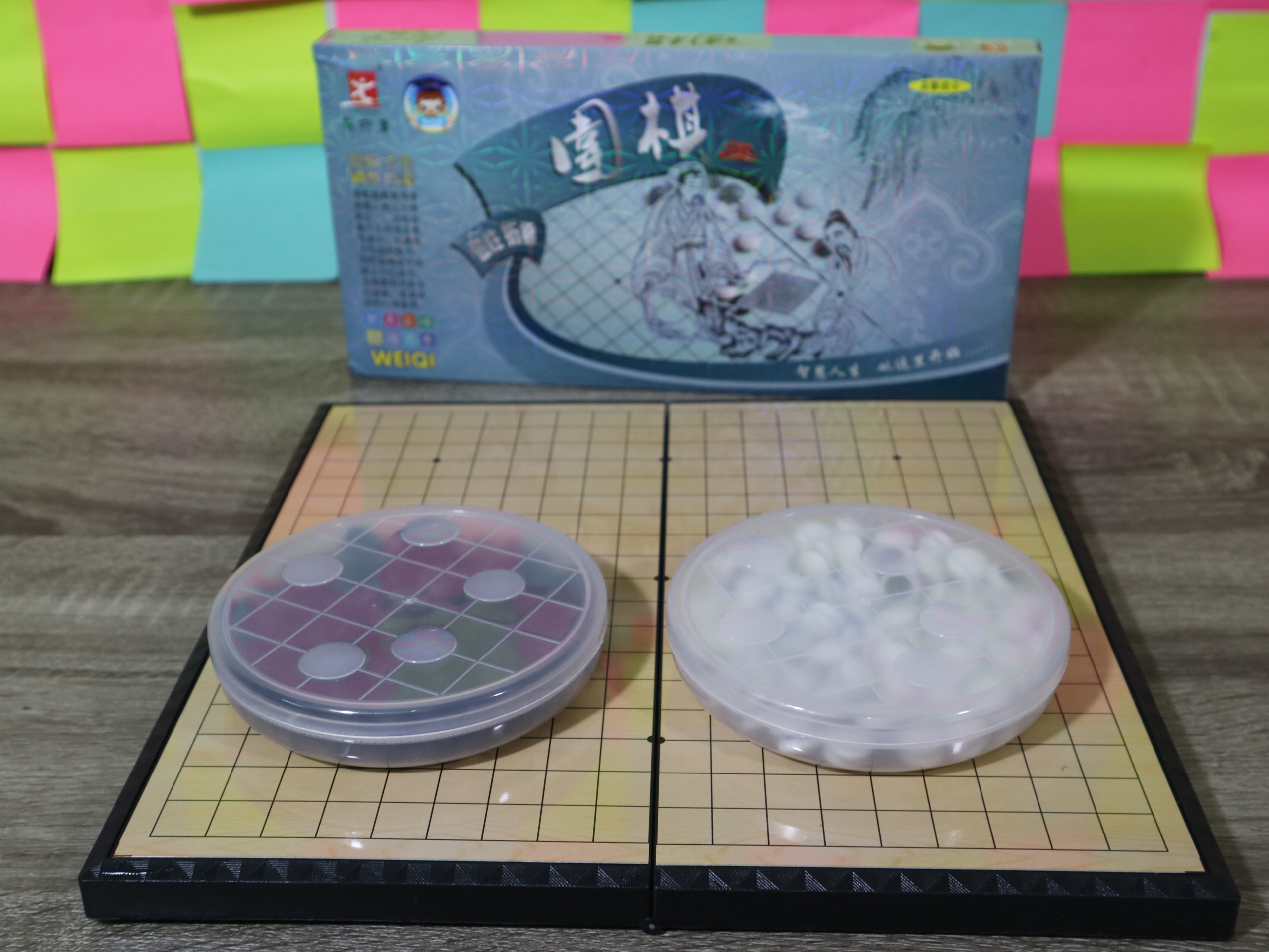 หมากล้อมแม่เหล็กกระดานพร้อมตัวเล่น 3 ขนาด 9x9เส้น 13x13 เส้น 19x19เส้น