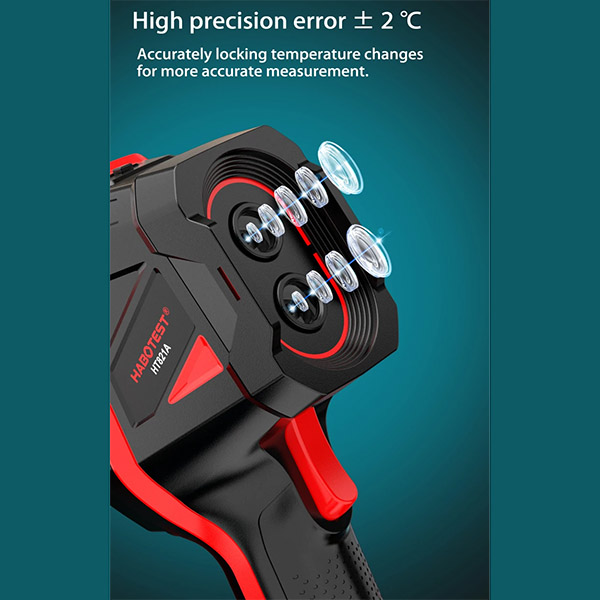 HABOTEST กล้องถ่ายภาพความร้อน รุ่น HT821A ใช้ถ่ายภาพความร้อนแบบพกพา กันน้ำ กันฝุ่น ช่วงวัด -20℃~550℃