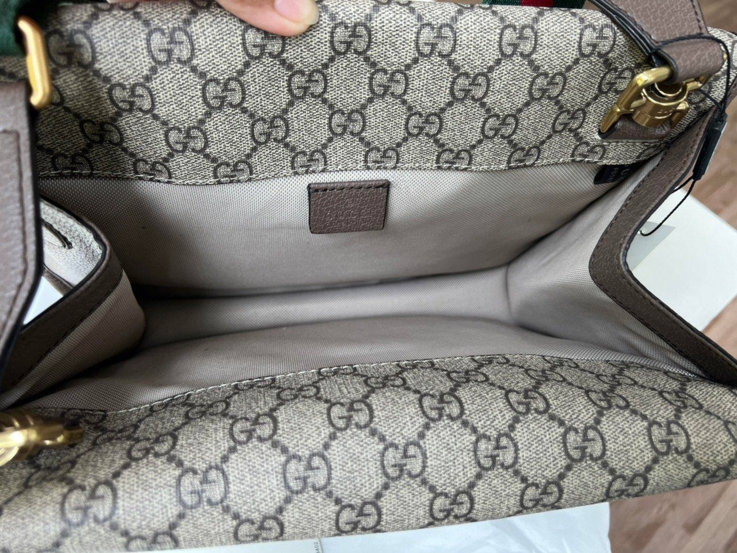 Gucci Neo Vintage Belt Bag / Gucci Ophidia Belt Bag กระเป๋าสะพายข้าง วัสดุผ้าใบ GG Supreme เปิดปิดแม่เหล็ก มี3ช่องแยกกันเป็นสัดส่วน ซับในผ้าฝ้ายและลินิน สายปรับระดับได้ ถอดสายไม่ได้