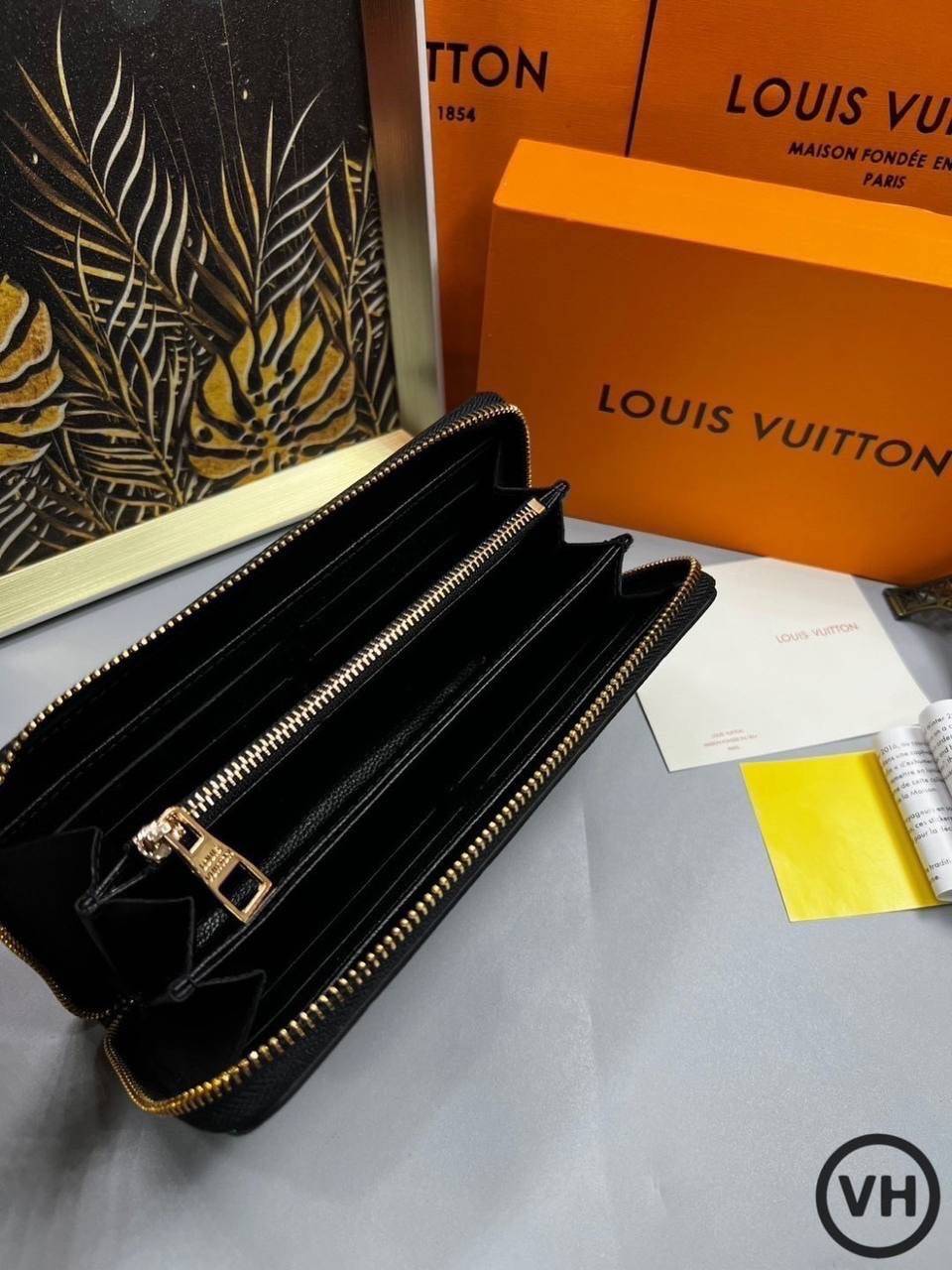ORI หนังแท้ | LV Zippy Horizontal Monogram Shadow / LV LongWallet กระเป๋าสตางค์ใบยาว กระเป๋าสตางค์ซิปรอบ