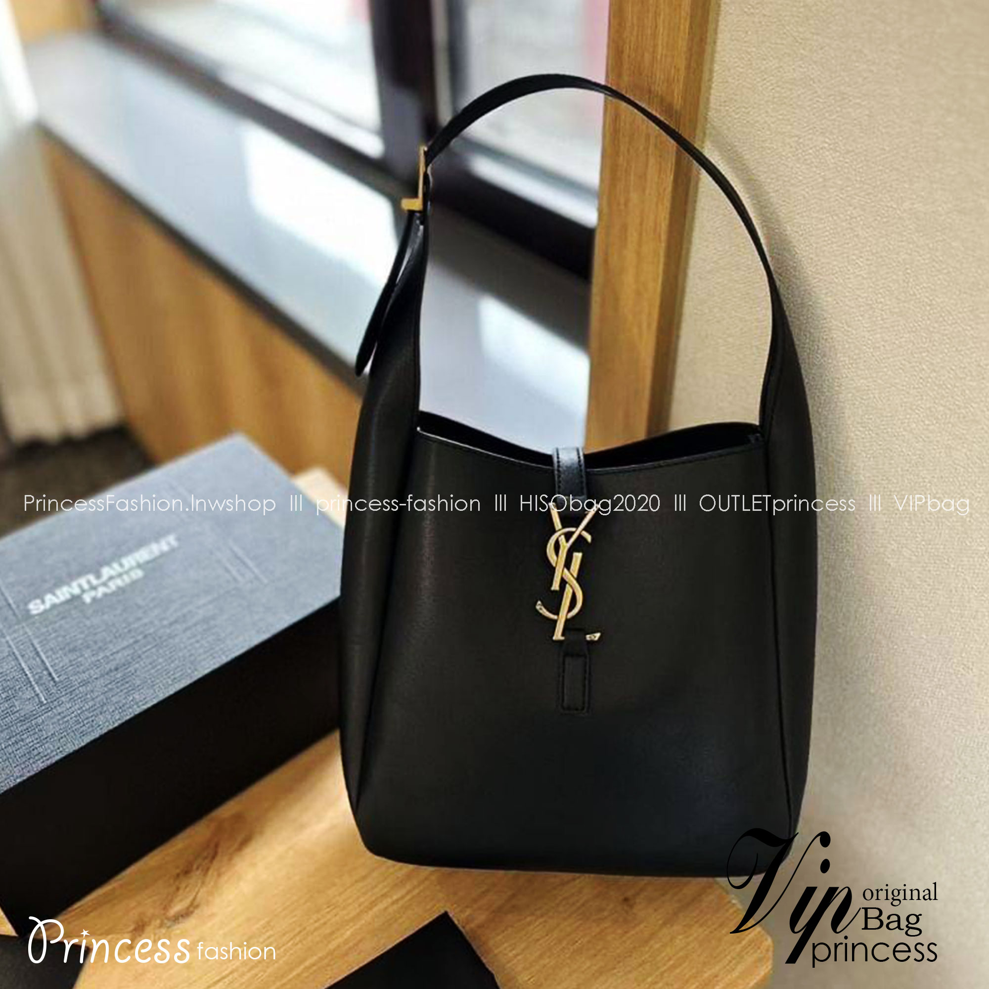 YSL HOBO BAG / YSL LE 5 À 7 SOFT IN SMOOTH LEATHER กระเป๋าสะพายทรงโฮโบ สวยฟาด ดาเมจคือร้อนฉ่าสุดๆ! ดีไซน์สุดคลาสสิค ควรมีที่สุดค่า