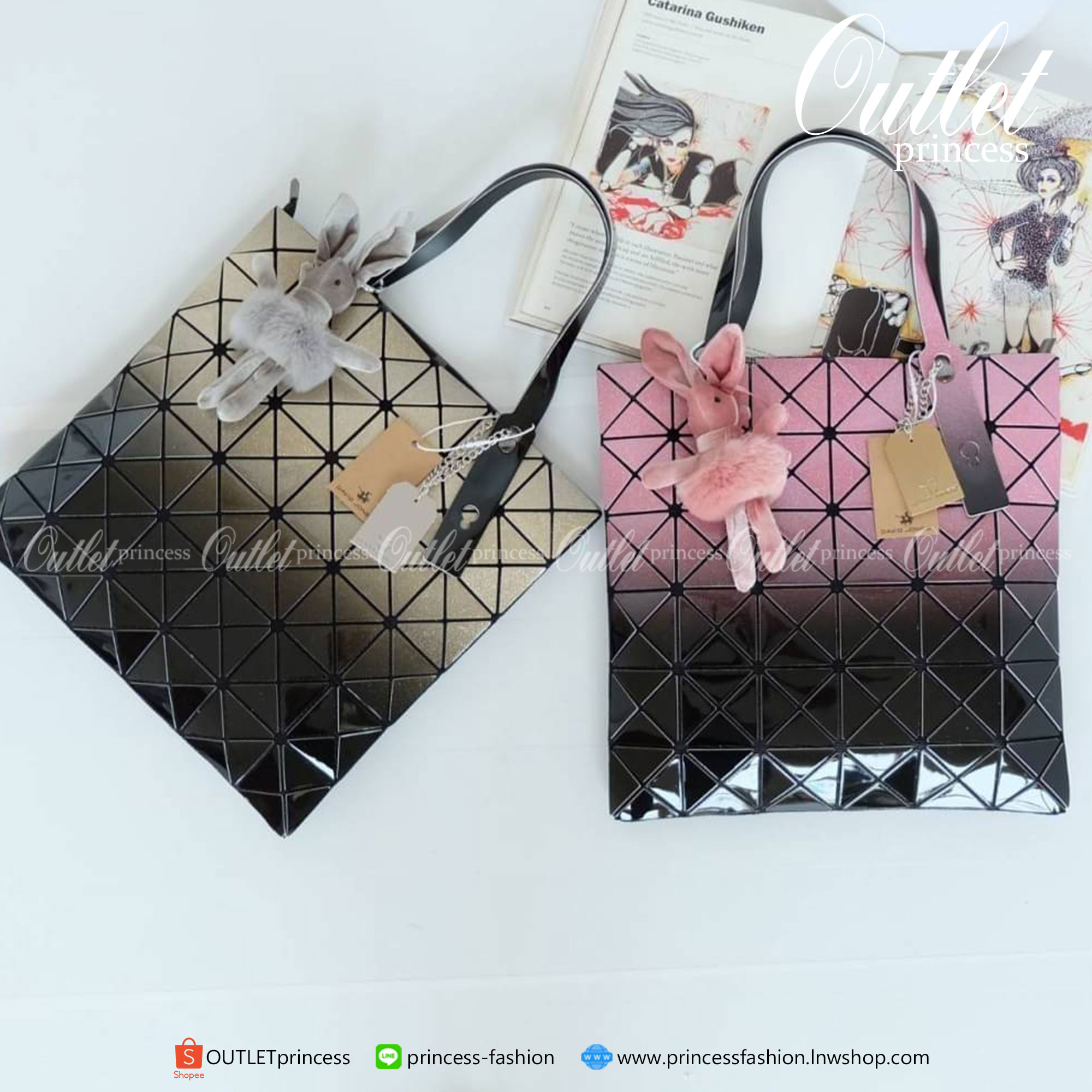 David Jones รุ่น Candy color ใบนี้ มาพร้อมกับน้องกระต่าย สีเข้า set กับกระเป๋าคะ