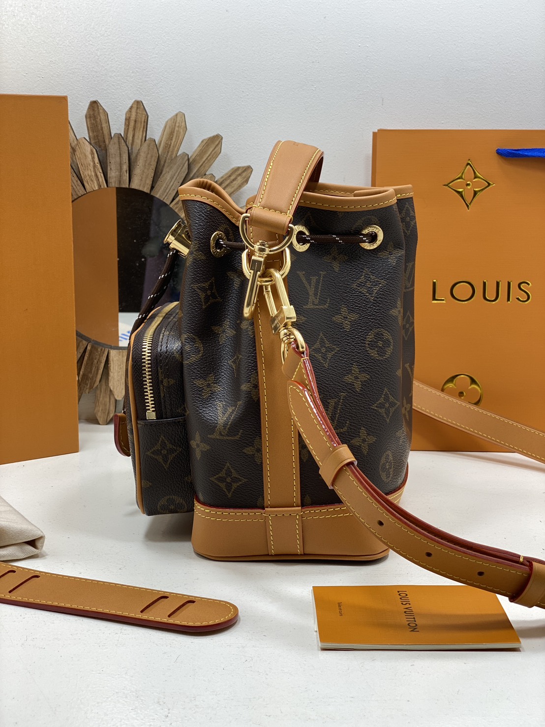 TOP ORI หนังแท้ | เกรดดีสุด LV Noé Cargo bag กระเป๋าทรงบัคเก็ต มาพร้อมรายละเอียดพิถีพิถันสะท้อนประวัติศาสตร์อันยาวนานของเมซง