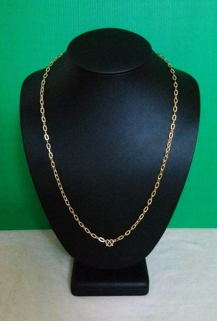 สร้อยคอผู้หญิงทำจากเหรียญ25,50ส.ต.ลายโซ่ฝรั่งแบบยาวค่ะ