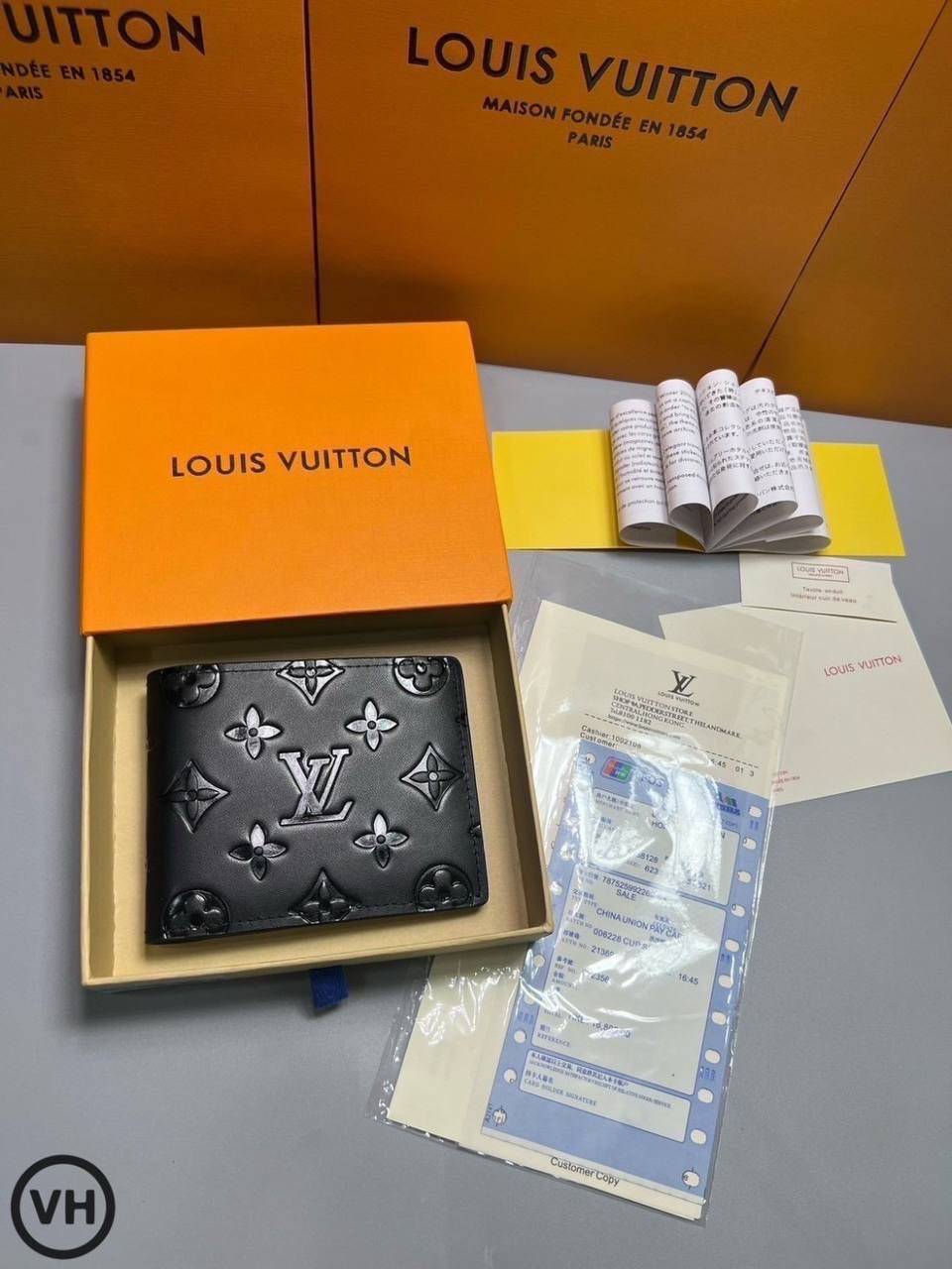 ORI หนังแท้ | LV Multiple Wallet / LV Wallet กระเป๋าสตางค์ใบสั้น กระเป๋าสตางค์ผู้ชาย