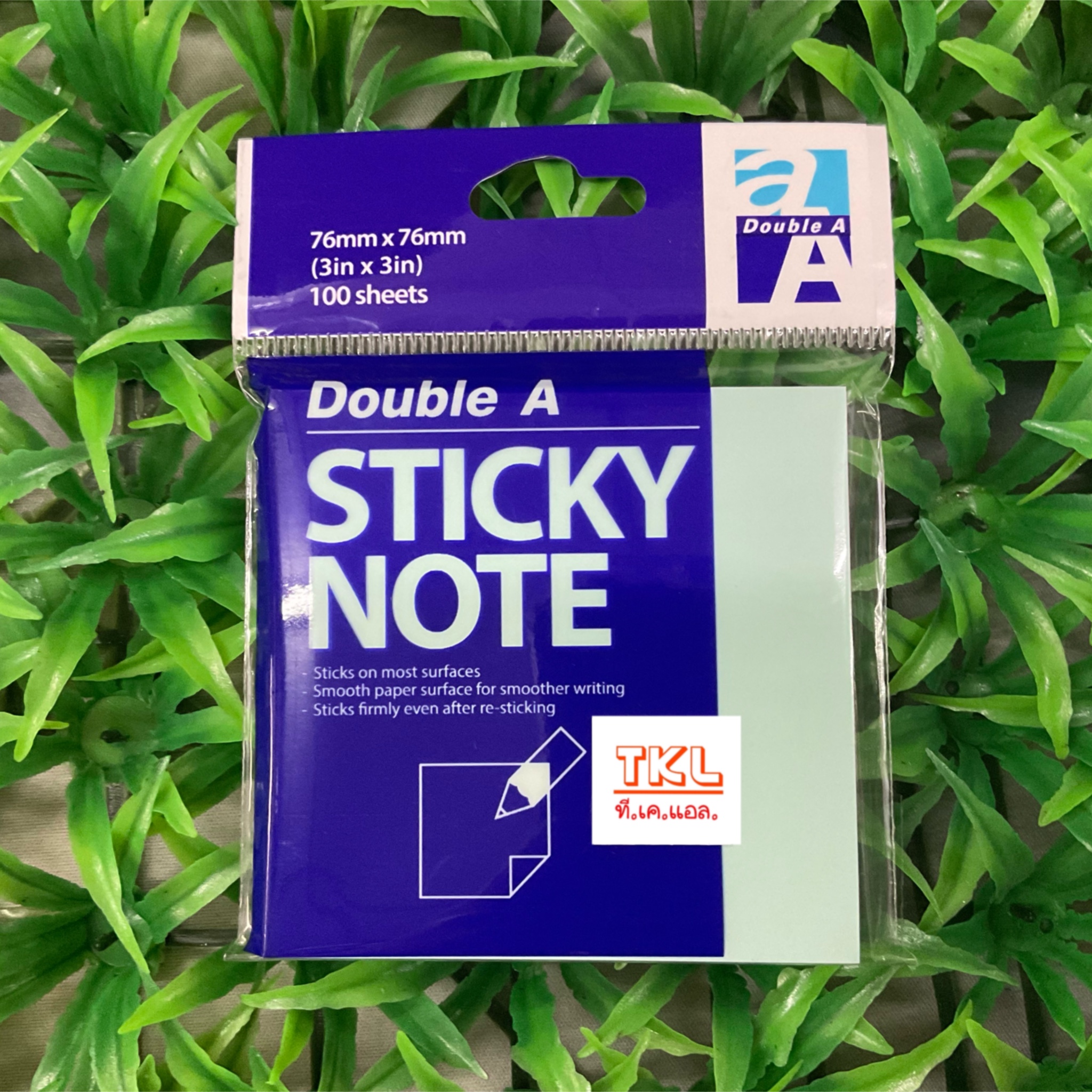 **กระดาษโน๊ตกาวในตัว Double A 3x3 นิ้ว 100 แผ่น สำเนา