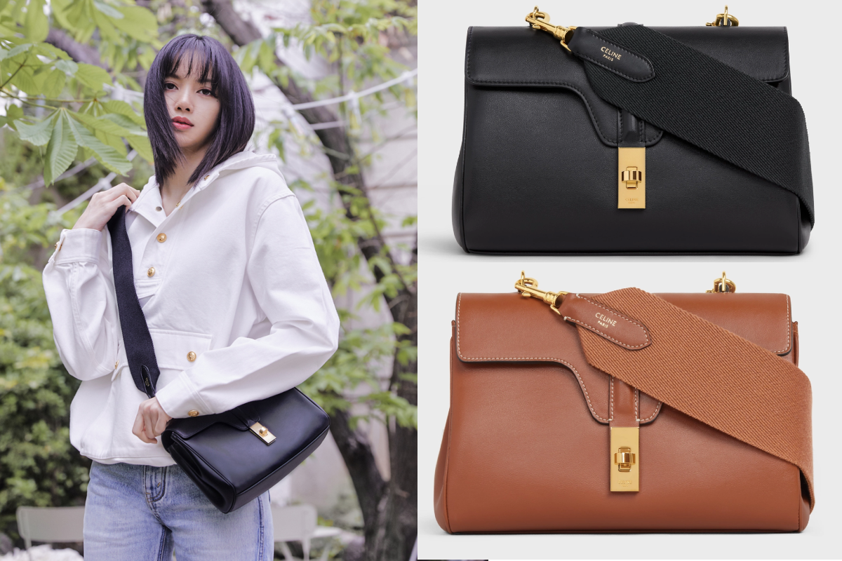 CELINE Teen Soft 16 In Smooth Calfskin / CELINE TRIOMPHE CROSSBODY BAG กระเป๋าสุดเรียบง่ายคงความสไตล์เซลีนเป็นอย่างดี ดีไซน์สวยหรูสุดคลาสสิคหนังเรียบสวยอยู่ทรงเปิดปิดด้วยฝาปิดล๊อคบิดโลโก้แบรนด์อะไหล่ทองวิ้งๆภายในมีช่องแบ่งเป็นสัดส่วนและมีช่องซิปหัวซิปแบรน