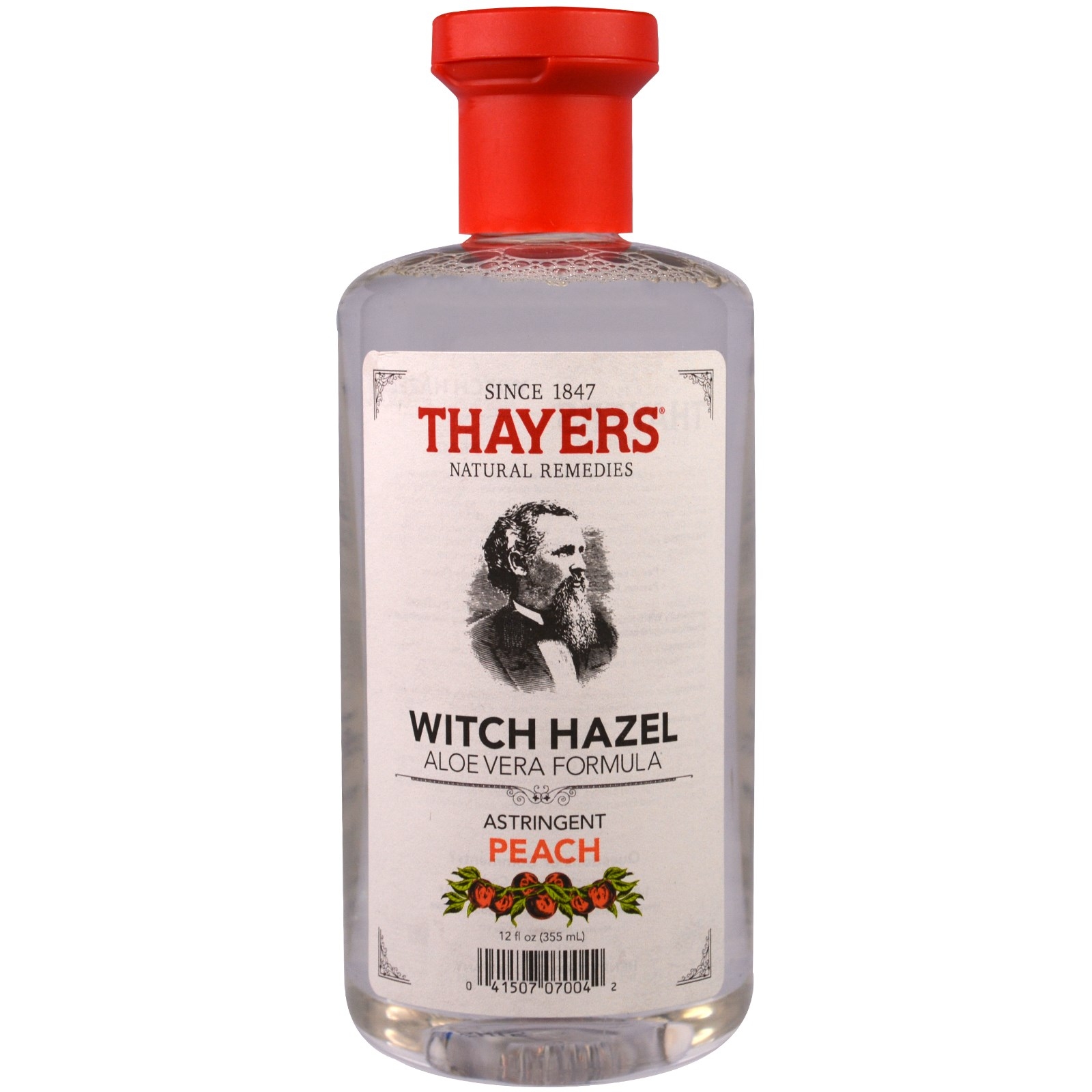 (Pre-order) Thayers Astringent Witch Hazel Peach with Aloe Vera Formula 12 oz (355 ml)