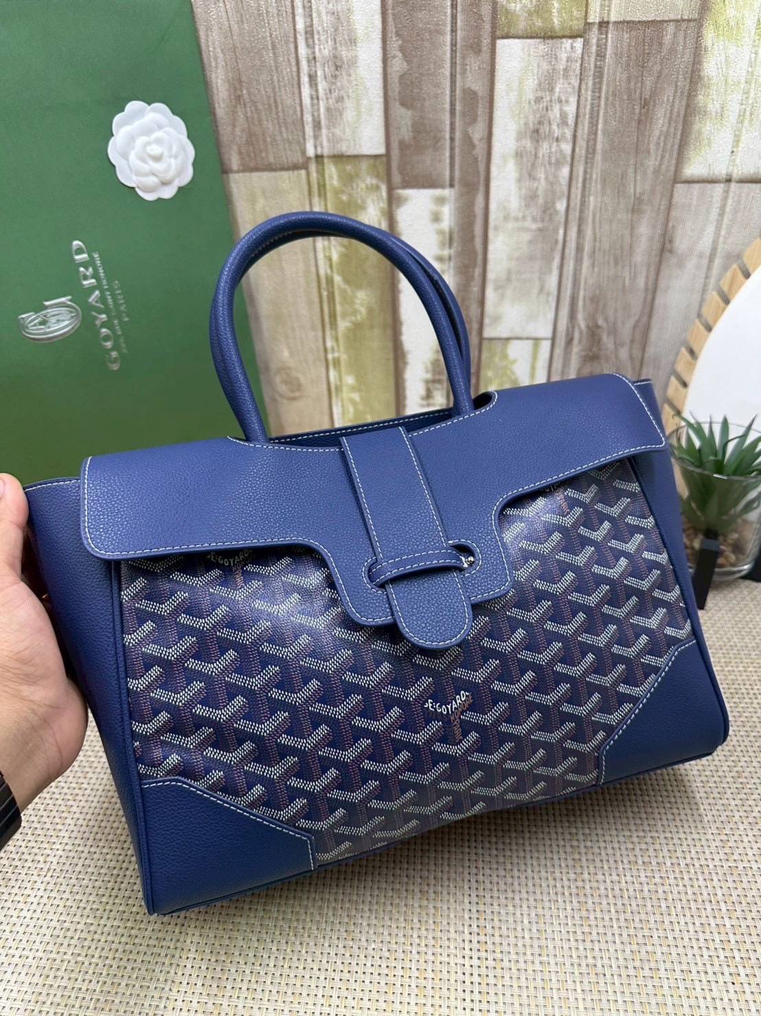 5 สี ORI หนังแท้ | Goyard Saigon Tote Bag กระเป๋าสะพายทรงโท้ท พร้อมหูจับใช้งานง่าย ภายในโล่งกว้าง หรูหราลงตัว