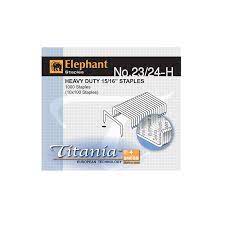 ลวดเย็บกระดาษ ตราช้าง 23/24-H 210 แผ่น