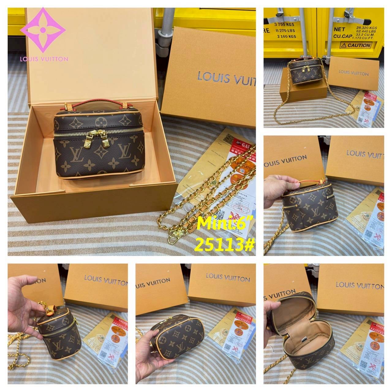 LV Nice Vanity Monogram Canvas กระเป๋าถือ/สะพายทรงกล่องสวยคลาสสิก น่ารักน่าใช้ เป็น everyday bag สะพายได้ทุกวัน ดีไซน์สวยโดดเด่น