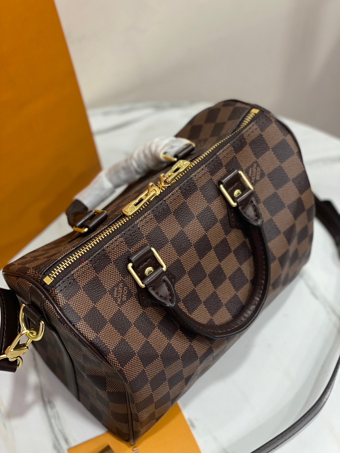 LV Speedy 25 DAMIER / MONOGRAM กระเป๋าทรงหมอน รุ่นท็อปฮิต เกรดออริ ใช้ต่างประเทศได้