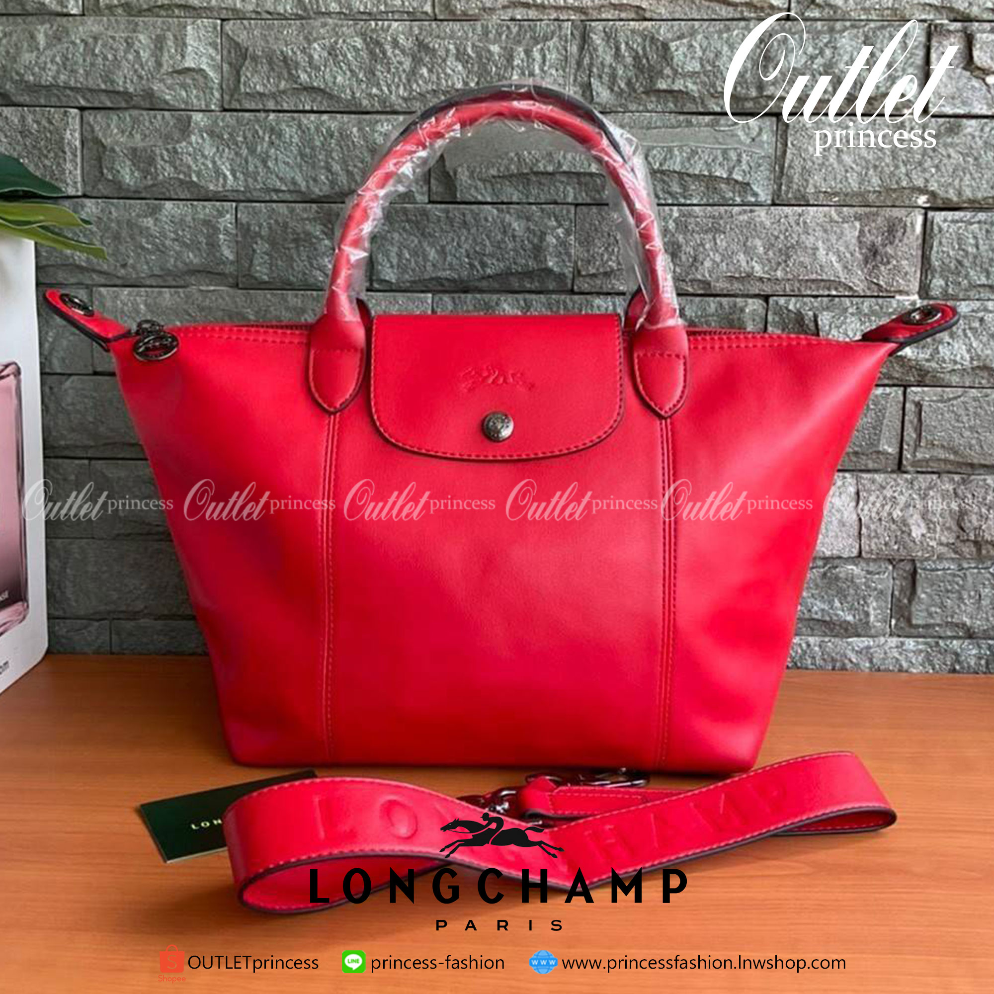 ของแท้ LONGCHAMP LE PLIAGE CUIR TOP HANDLE BAG S รุ่น 1512 กระเป๋าถือขนาดกำลังดี วัสดุหนังแกะ Metis