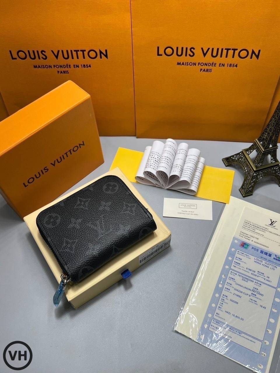 ORI หนังแท้ | LV Zippy Coin Purse / LV Short Wallet กระเป๋าสตางค์ใบสั้นกระเป๋าสตางค์ซิปรอบ 🤍 เกรดออริจินอล