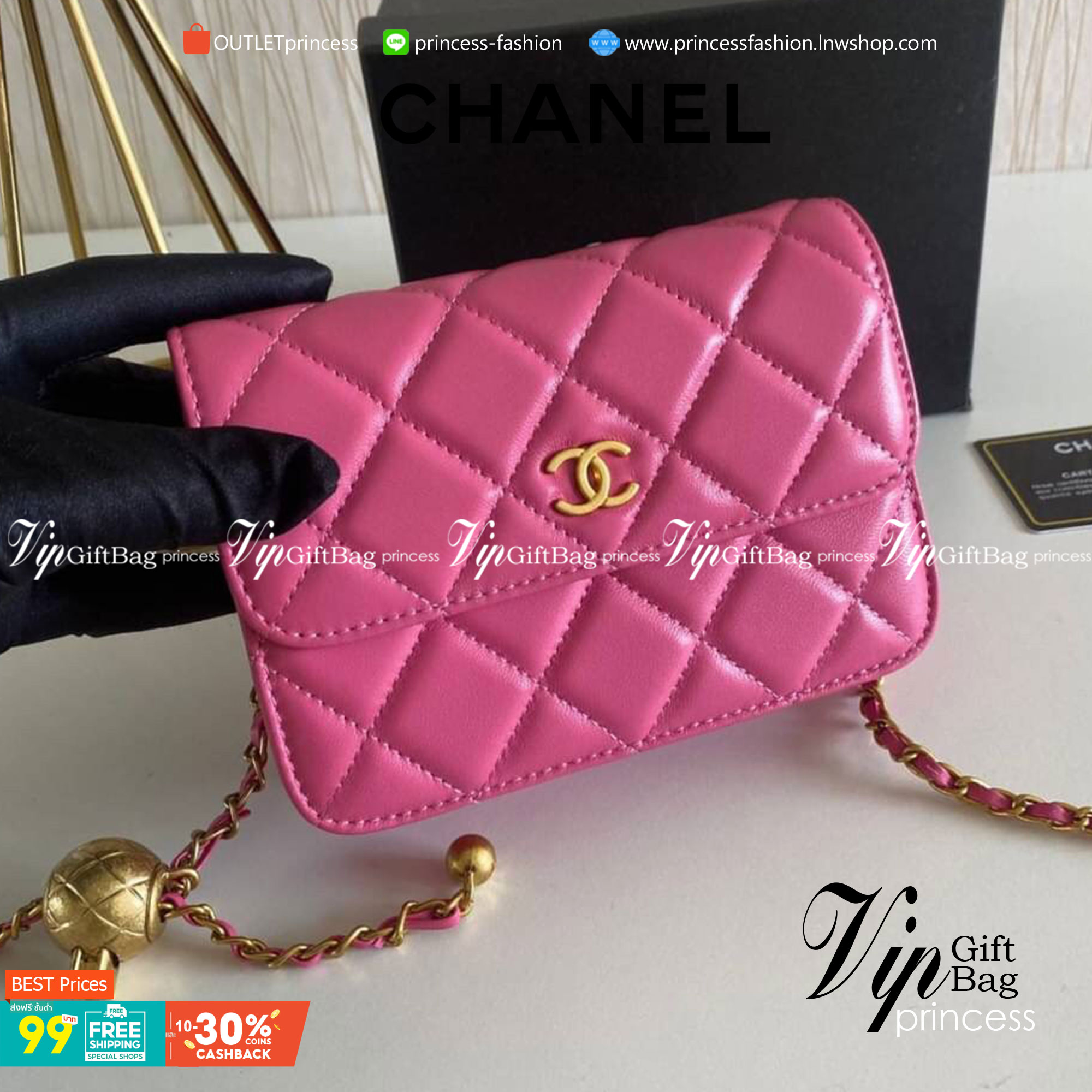 VIP GIFT 】หนังแกะแท้ CHANEL lambskin small shoulder bag with chain เรียบหรู ดูดี ดีไซน์สุดคลาสสิค ใช้ออกงานได้เลย มีสายโซ่อะไหล่ทองรมควันอย่างลงตัว ไอเท็มแนะนำพร้อมส่งที่ไทยราคาสุดคุ้มห้ามพลาดค่ะ!