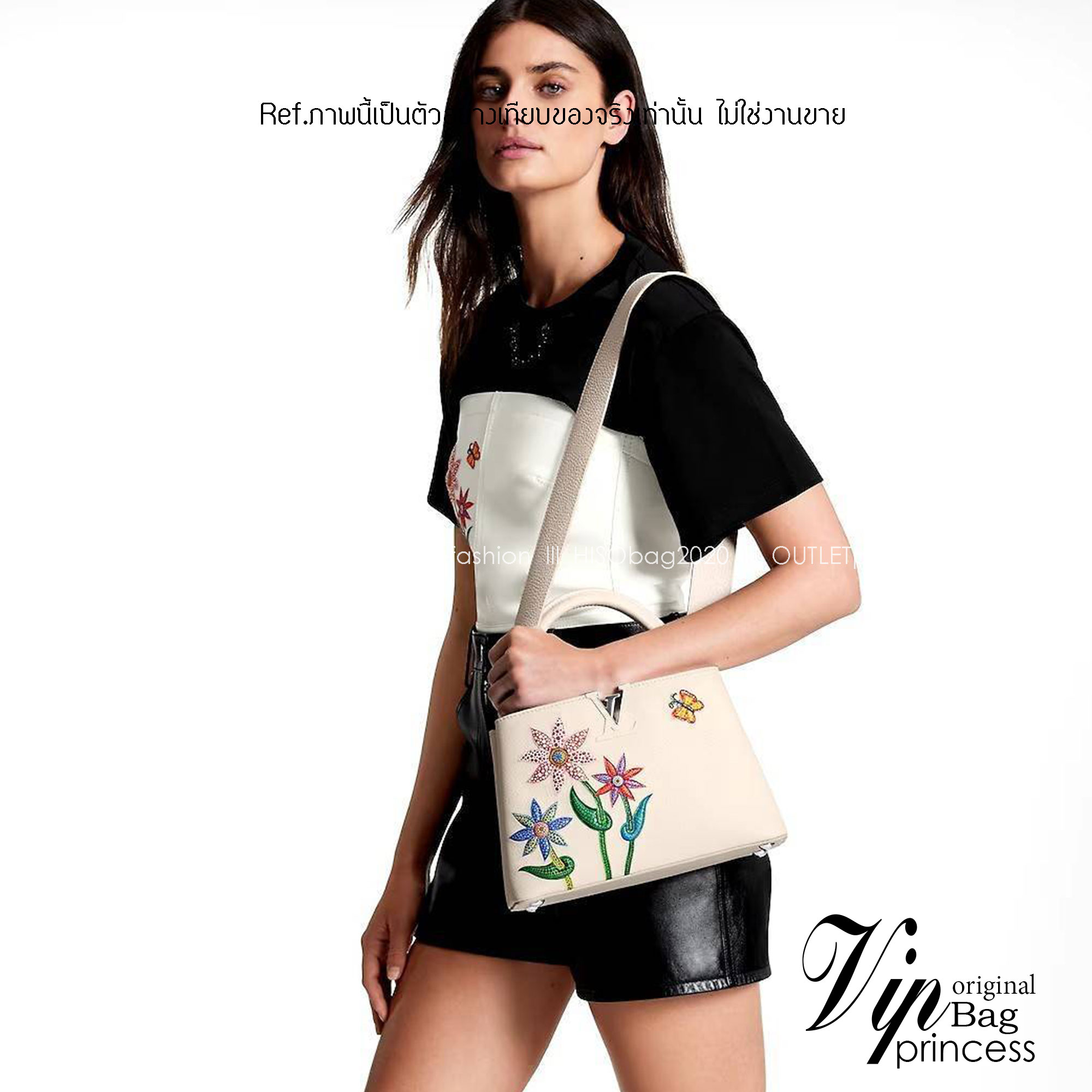 LV x YK Capucines BB / LV Bag พร้อมส่ง กระเป๋าถือสุดหรู ดีไซน์ทรงคลาสสิค ดีงามม้ากกกก!! มาพร้อมหูจับในตัว ด้วยรูปทรงวินเทจ งานปั้มสวยเป๊ะปังตามรูป