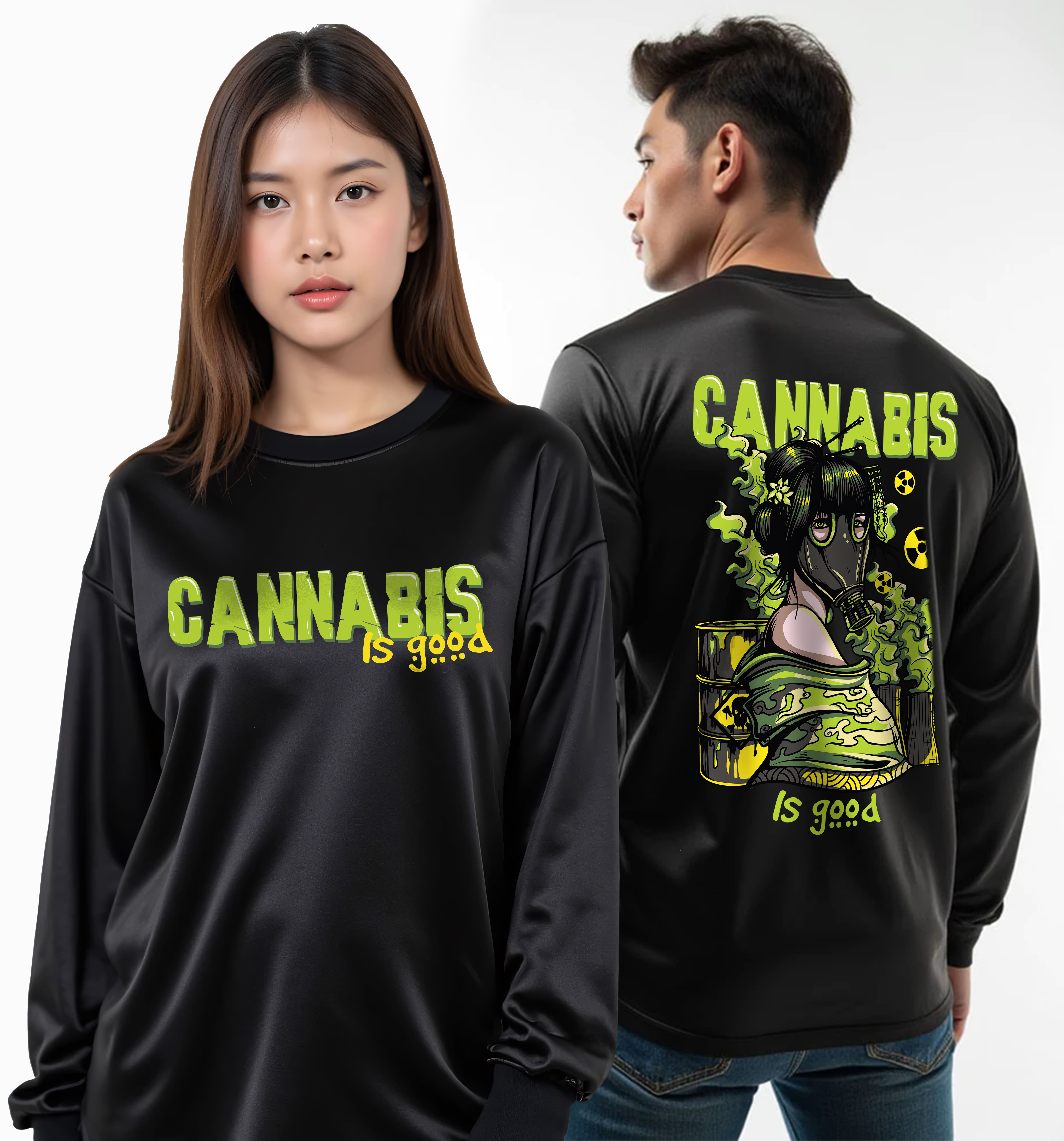 สกรีนเสื้อ77DESIGN เสื้อแขนยาวผ้าไมโคร ของดีสายเขียว เท่ ไม่เหมือนใคร