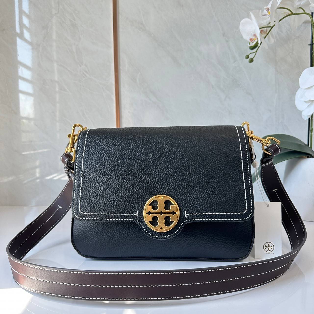 พร้อมส่ง 2 สี TORY BURCH FELIX CONVERTIBLE SHOULDER BAG กระเป๋าสะพาย เกรดท็อปออริ เกรดดีสุด สลับแท้ 1:1