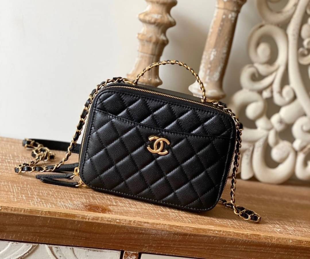 Chanel Vanity Case / Chanel 22S Vanity case พร้อมส่งแล้วค่า งานที่สาวๆ ตามหา เกรดท็อปออรินอล งานเหมือนสุด หนังแท้ สวยงามตามรูป