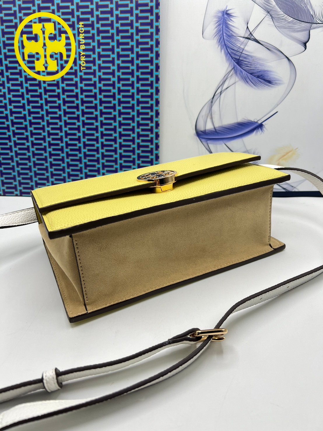 TORY BURCH MILLER LEATHER SHOULDER BAG กระเป๋าสะพายสวยหรู ผู้ดีทุกสี สายถอดได้ ถือเป็นคลัชได้ เกรดออริ สลับแท้ 1:1 ใช้งานต่างประเทศได้