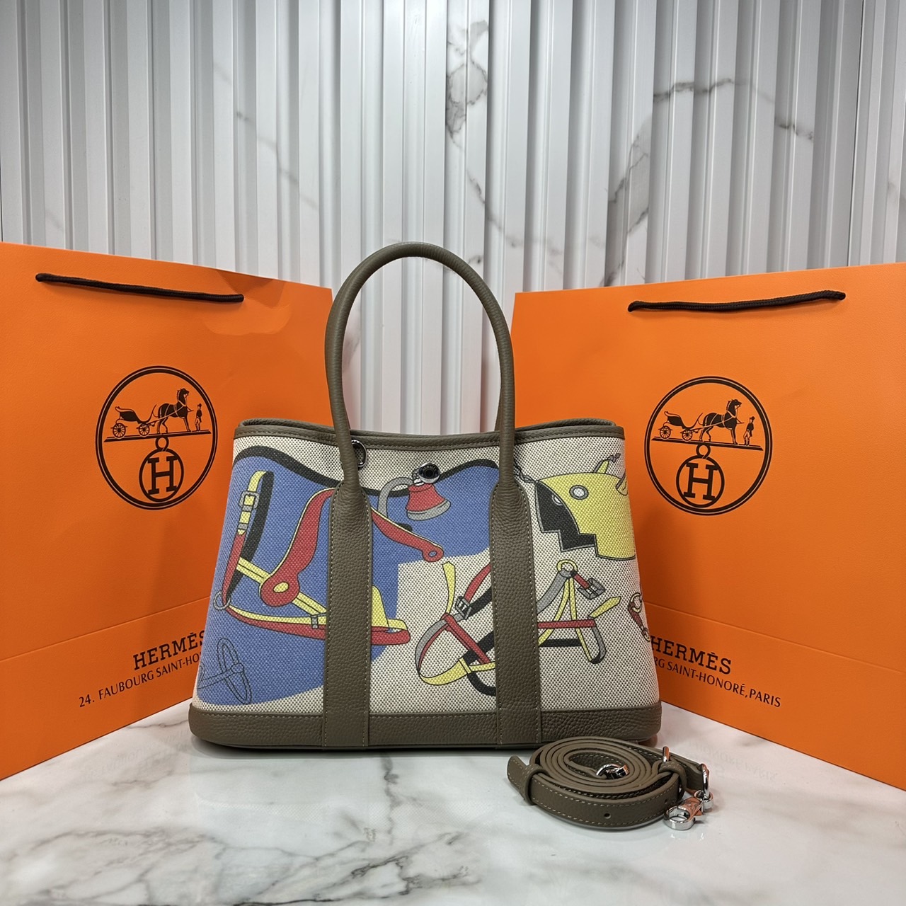 ORI หนังแท้ | Hermes Garden Party Voyage 30cm 35cm กระเป๋าทรงโท้ทที่สุดแห่งหรูหราลัคชู นิยามของความสง่างามเหนือกาลเวลา แบรนด์เนมในฝัน งดงามดั่งเจ้าหญิง