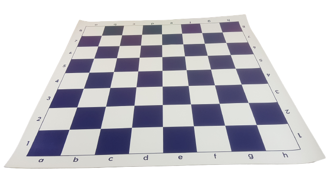 กระดานหมากรุกผ้าPVCม้วนพกพาขนาดช่อง 5.7x5.7 cm.