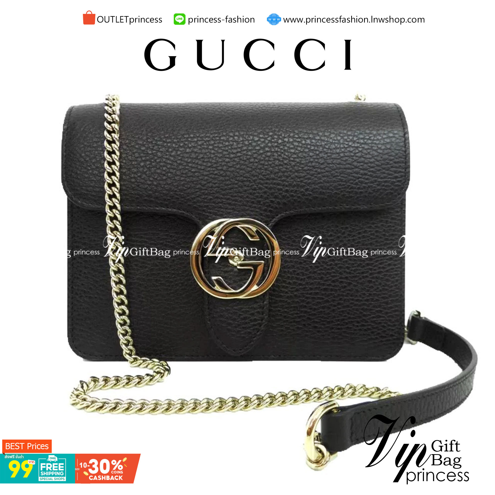 VIP GIFT 】หนังแท้ GUCCI Interlocking G Shoulder Bag กระเป๋าสะพายไหล่/ข้าง ดีไซน์ได้อย่างมีสไตล์ ดูมีสเน่ห์ด้วยโทนสีดำสุดคลาสสิก ใบนี้แมทช์ได้กับทุกลุค เท่ๆ casual หรูหรา มีช่องแบ่งสัดส่วนสวยงาม สาวๆขี้เบื่อขอแนะนำใบนี้เลยจ้า ลูกเล่นเยอะมาก เปลี่ยนสไตล์ได้
