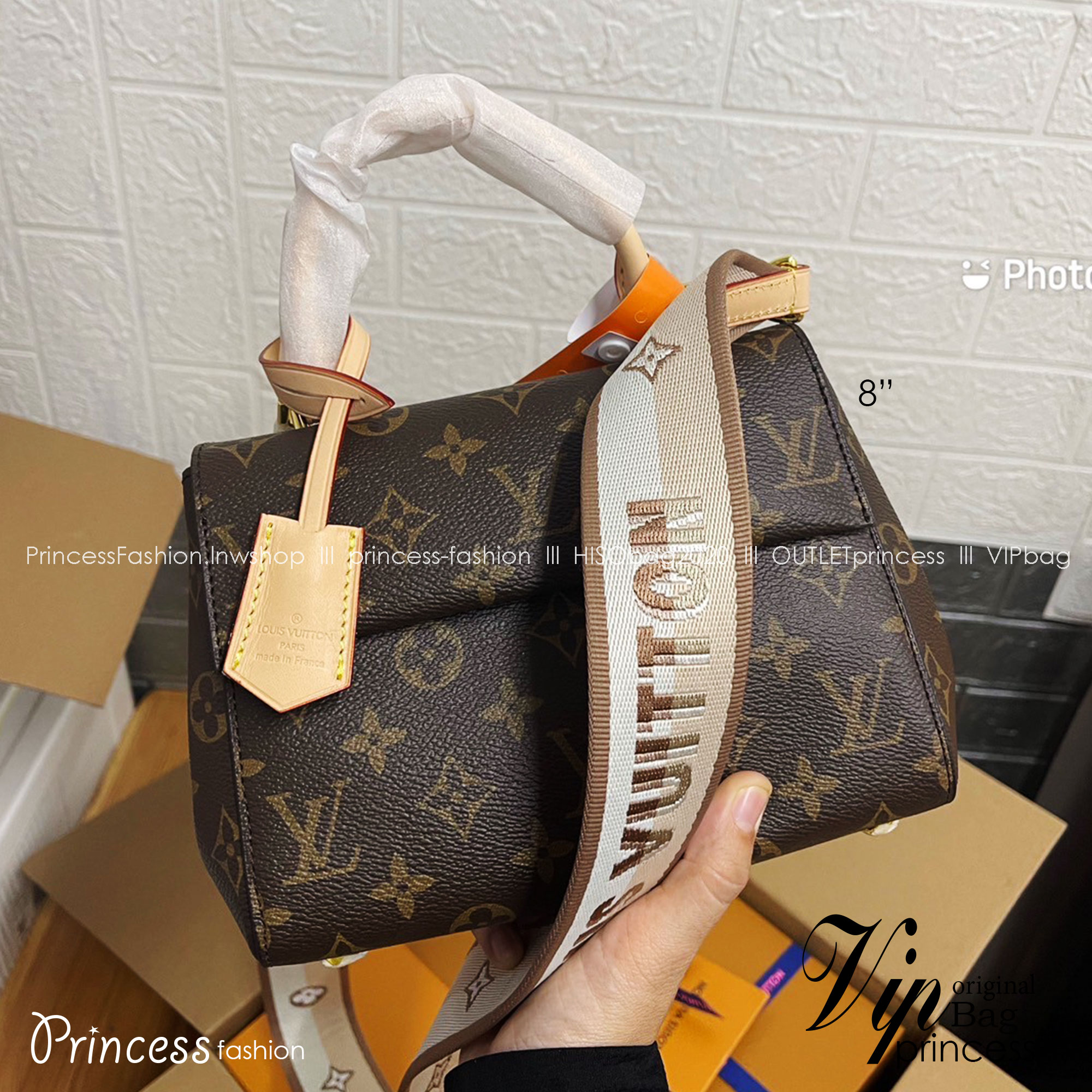 LV Cluny BB 25cm / LV Cluny Mini 20cm กระเป๋าถือ/สะพาย สุดยอดของความคลาสสิค คอลขายดีตลอดกาล หูจับในตัว