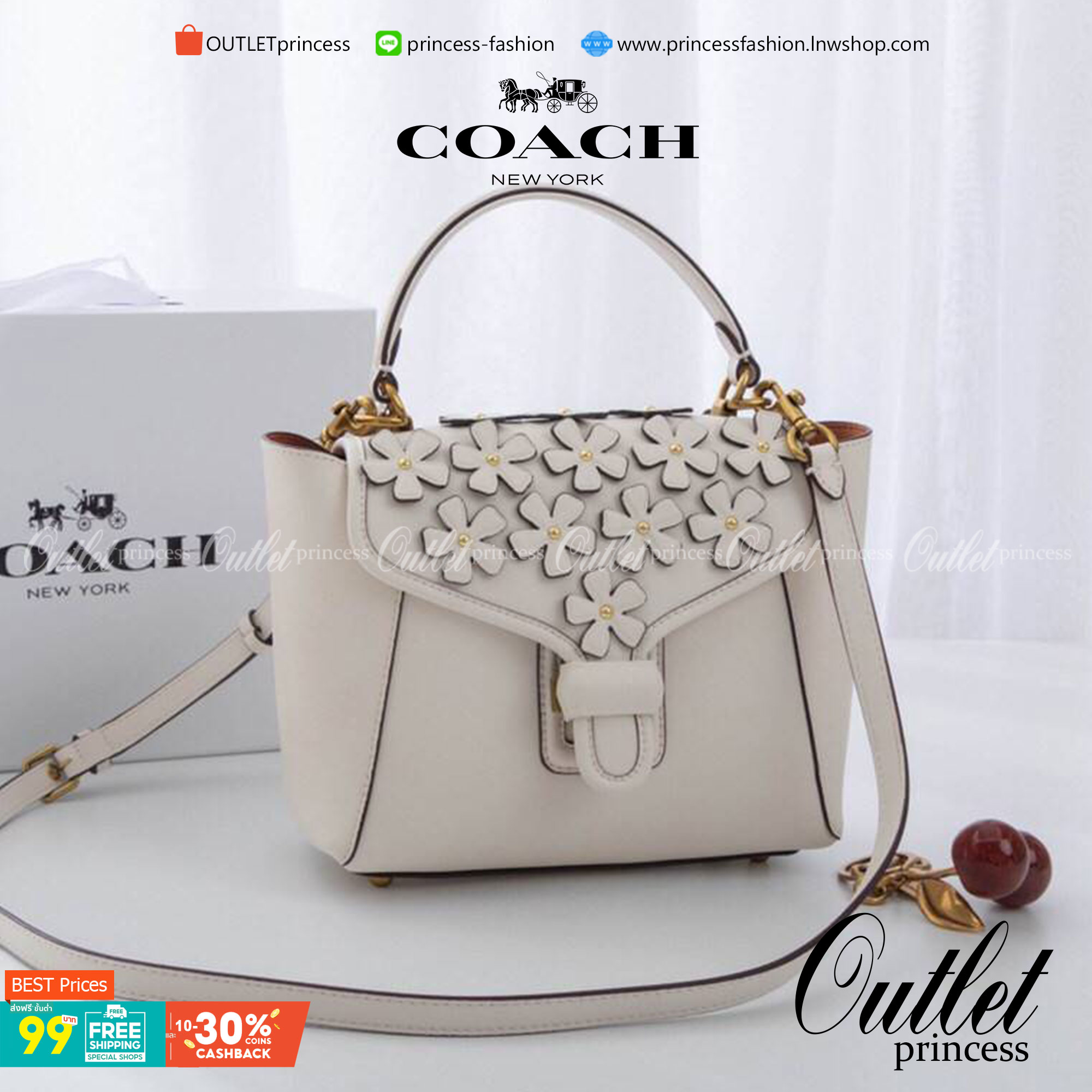 Coach Courier Carryall 23 With Floral Applique สินค้าใหม่ทรงน่ารัก ใช้แล้วดูแพงมากกก มีช่องใส่ขนาดกว้าง ใส่ของได้จำนวนมาก แถมยังสามารถถือเก๋ๆ แบบคุณนาย พร้อมทั้งสะพายเป็น crossbody ก็ได้ โดดเด่นด้วยสีส้น ดูเก๋ไม่เหมือนใครจิงๆ เปิดปิดด้วยกระดุมหมุน ใช้แล้ว