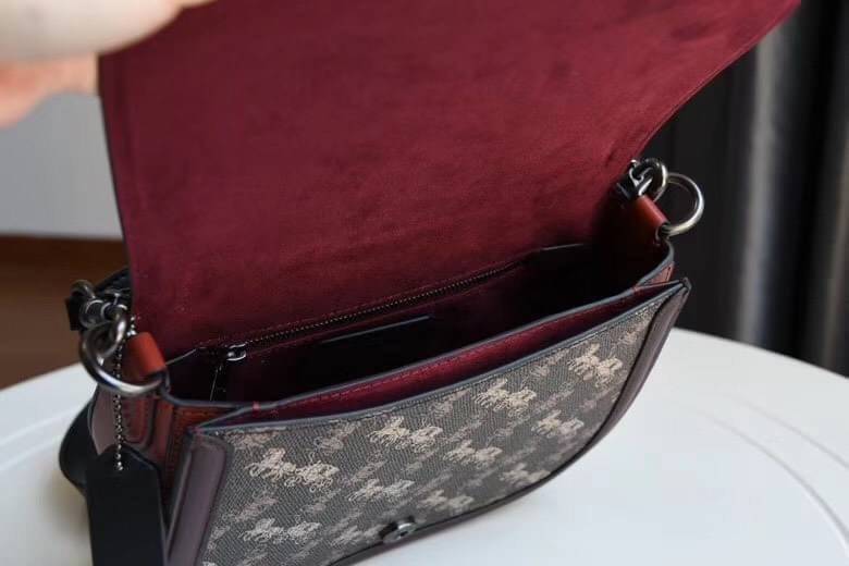 COACH 0745 Printed coated canvas and glovetanned leather