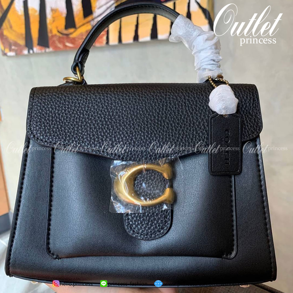 COACH TABBY TOP HANDLE 20 LEATHER BAG 💋กลับมาอีกครั้งตามคำเรียกร้องค่ะ!! กระเป๋าถือ//สะพายข้างได้ วัสดุหนังแท้อย่างดี หนึ่งใบทำหนัง2แบบได้อย่างลงตัว สวยงาม มีอะไหล่ตัวC ใหญ่ด้านหน้าโดดเด่นหรูมากๆค่ะ