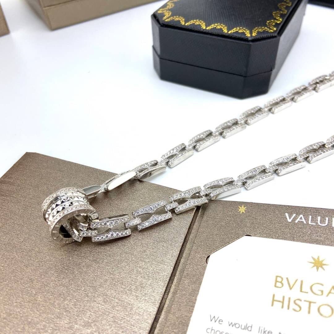 BVLGARI Necklace B.zero1 46cm สร้อยคอบุลการี ภาพสินค้าถ่ายจากงานขายจริง ใช้งานต่างประเทศได้