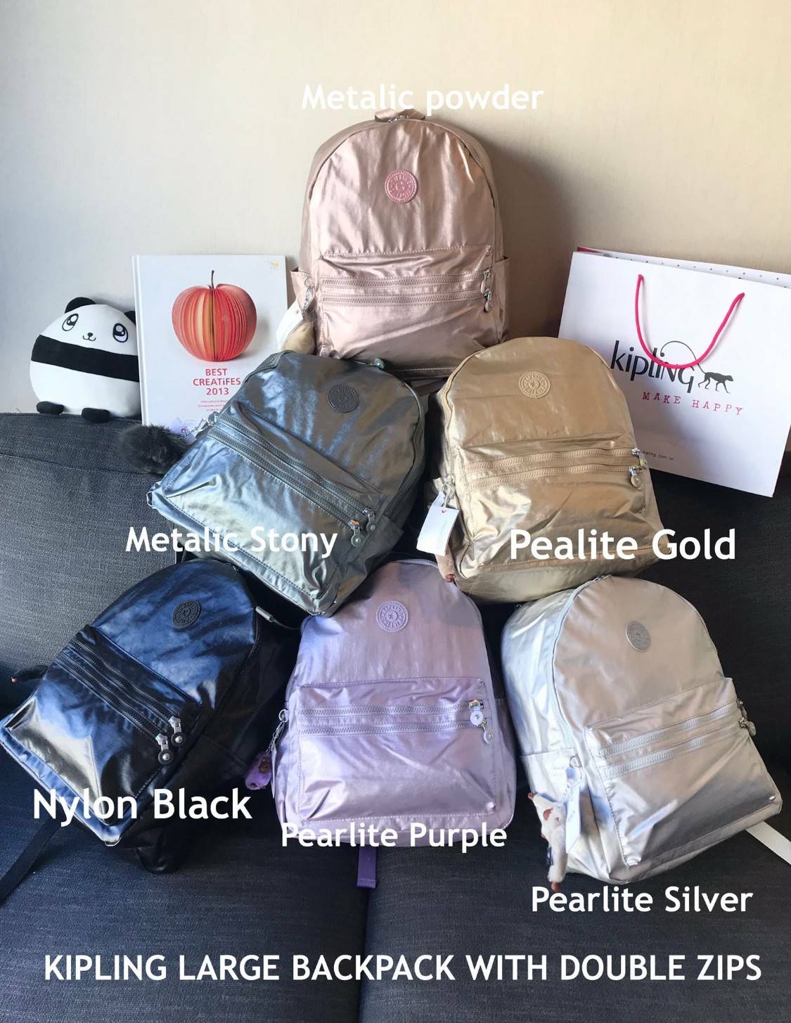 KIPLING LARGE BACKPACK WITH DOUBLE ZIPSกระเป๋าเป้จากคอลเลคชั่น Mayday วัสดุ Nylon & Polyester 100% น้ำหนักเบา ใส่ของได้เยอะแบบไร้กังวล เปิดปิดด้วยซิปคู่ ด้านหน้ามี2ช่องซิปใส่ของจุกจิกที่ต้องหยิบใช้บ่อย ใบใหญ่กับราคาเบาๆเลยคร้า!!