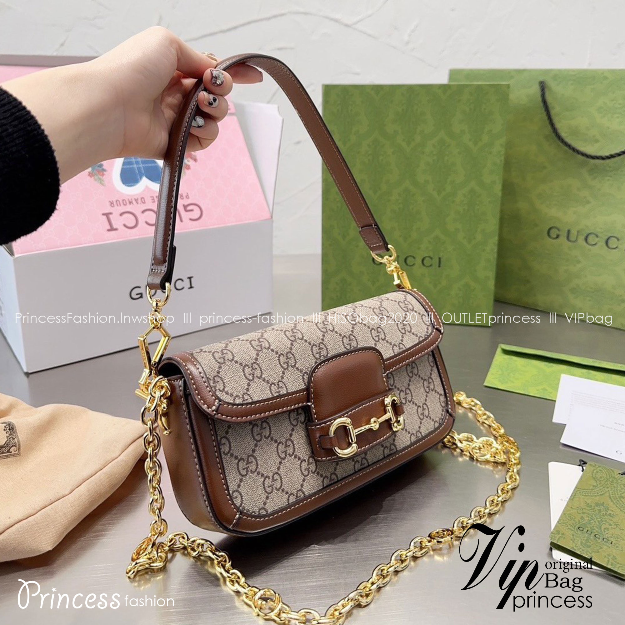 GUCCI HORSEBIT 1955 SHOULDER BAG / GUCCI BAG / GC STRAP MINI SHOULDER BAG พร้อมส่งที่ไทย กระเป๋าสะพายทรงคลาสสิค ไซส์ใหม่กะทัดรัด **รอบนี้จัดราคาพิเศษสุดคุ้ม งานสวยเกินราคาค่ะ