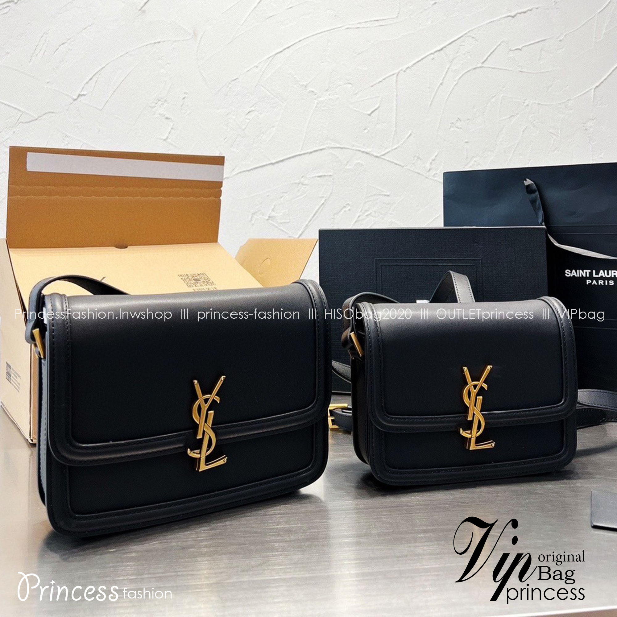 YSL Solferino Leather Crossbody Bag / YSL Solferino Bag พร้อมส่ง 3สี 3ไซส์ กระเป๋าสะพายรุ่นฮิตขายดี ทรงสวยคลาสสิค ใช้ได้บ่อยไม่มีเบื่อ ดีไซน์เรียบหรู ดูแพง **รอบนี้จัดราคาพิเศษสุดคุ้ม งานสวยเกินราคาค่ะ