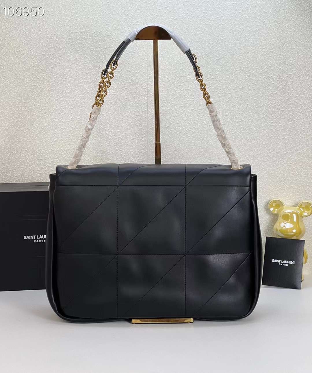 YSL JAMIE LARGE IN LEATER BAG 43cm กระเป๋าสะพายใบใหญ่ เกรดหนังสวยเต็มใบ เกรดออริ 1:1 ใช้งานต่างประเทศได้