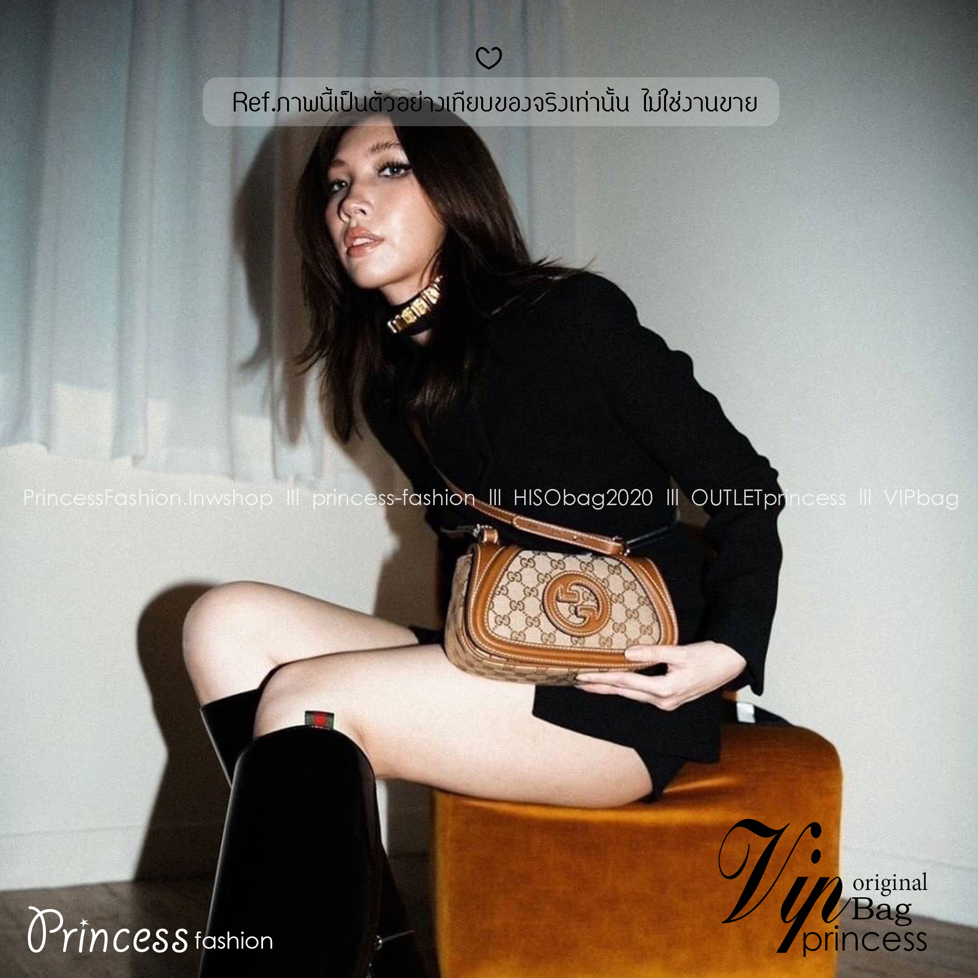 Gucci Blondie small top handle bag กระเป๋าสะพายรุ่นใหม่สุดไอคอนนิก ดีไซน์วินเทจยุค 70 เป็นความหรูหราที่สามารถใช้งานได้จริง เหมาะอย่างยิ่งสำหรับตู้เสื้อผ้าของสาวๆยุคนี้ ดาวเด่นดวงใหม่ของแบรนด์ ควรมีมากๆ ค่ะ