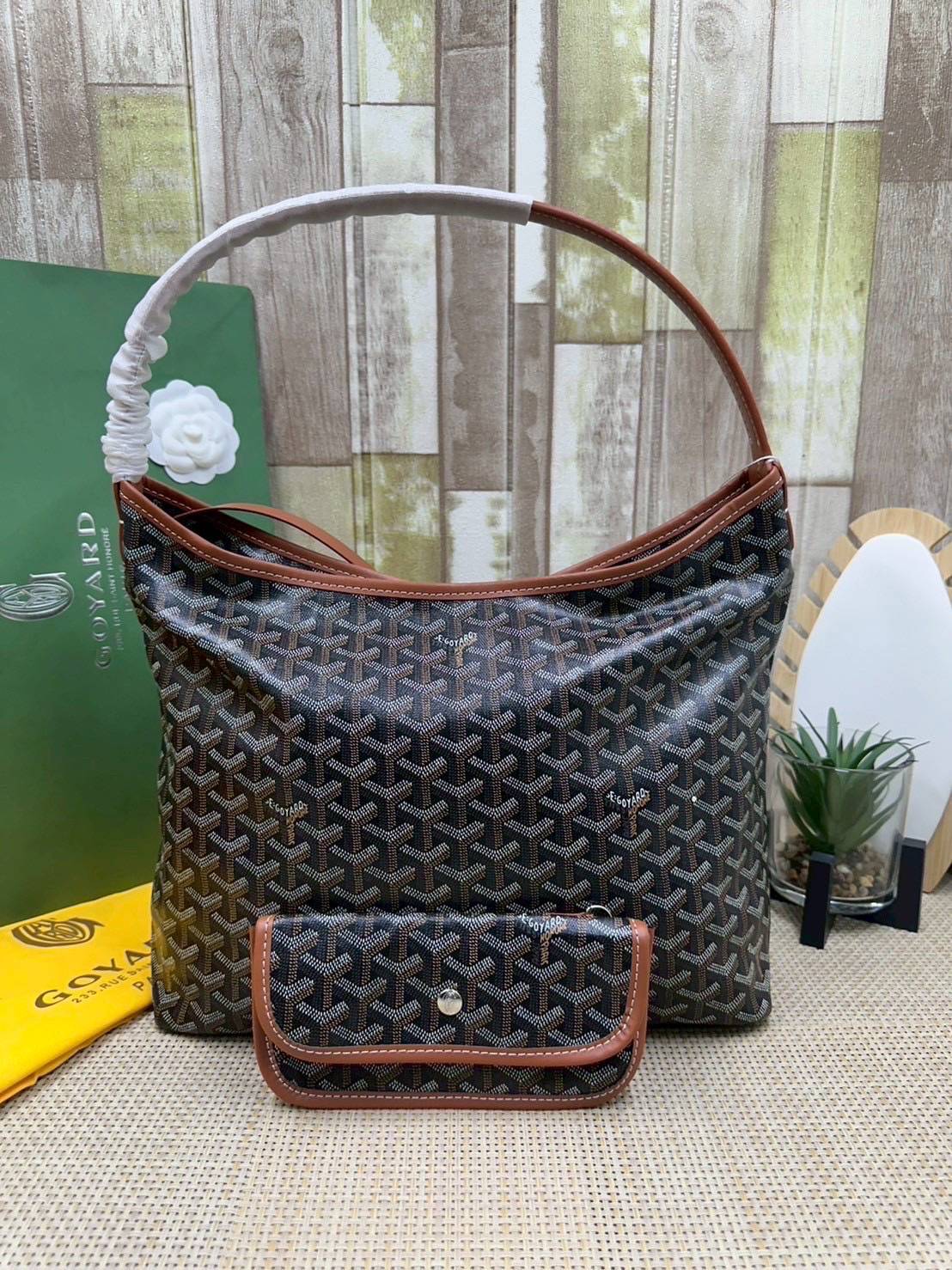 พร้อมส่ง 8 สี ORI หนังแท้ | Goyard Bohème Hobo Bag กระเป๋าสะพายทรงโฮโบ สะท้อนถึงความเบา ความยืดหยุ่น เปิดปิดแบบซิป สะดวกสบายขึ้น
