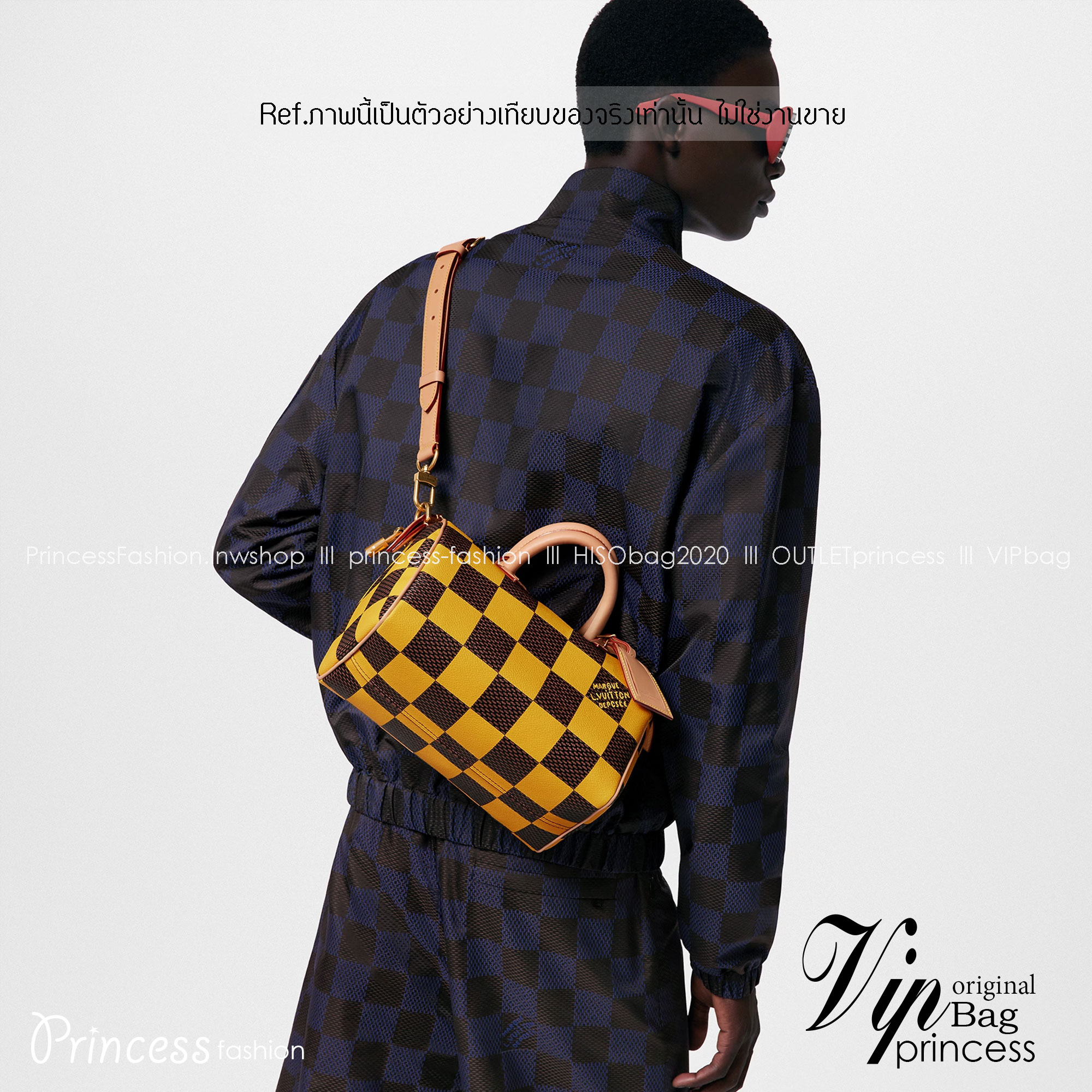 LV Speedy 25 Bandoulière Damier Pop กระเป๋าสะพายสปีดี้สีใหม่ Jaune Mat ราพุ่งไปแล้ว หลังจากตะลิชถือ รีบจับจองนะคะ ล็อทหน้าราคาอับแน่นอนเลยค่า