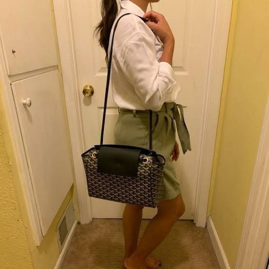 พร้อมส่ง 8 สี GOYARD Rouette Souple Bag 30cm กระเป๋าสะพายแบรนด์หรูสัญชาติฝรั่งเศส 🧡 เกรดออริจินอล 1:1 สลับแท้ ใช้งานต่างประเทศได้