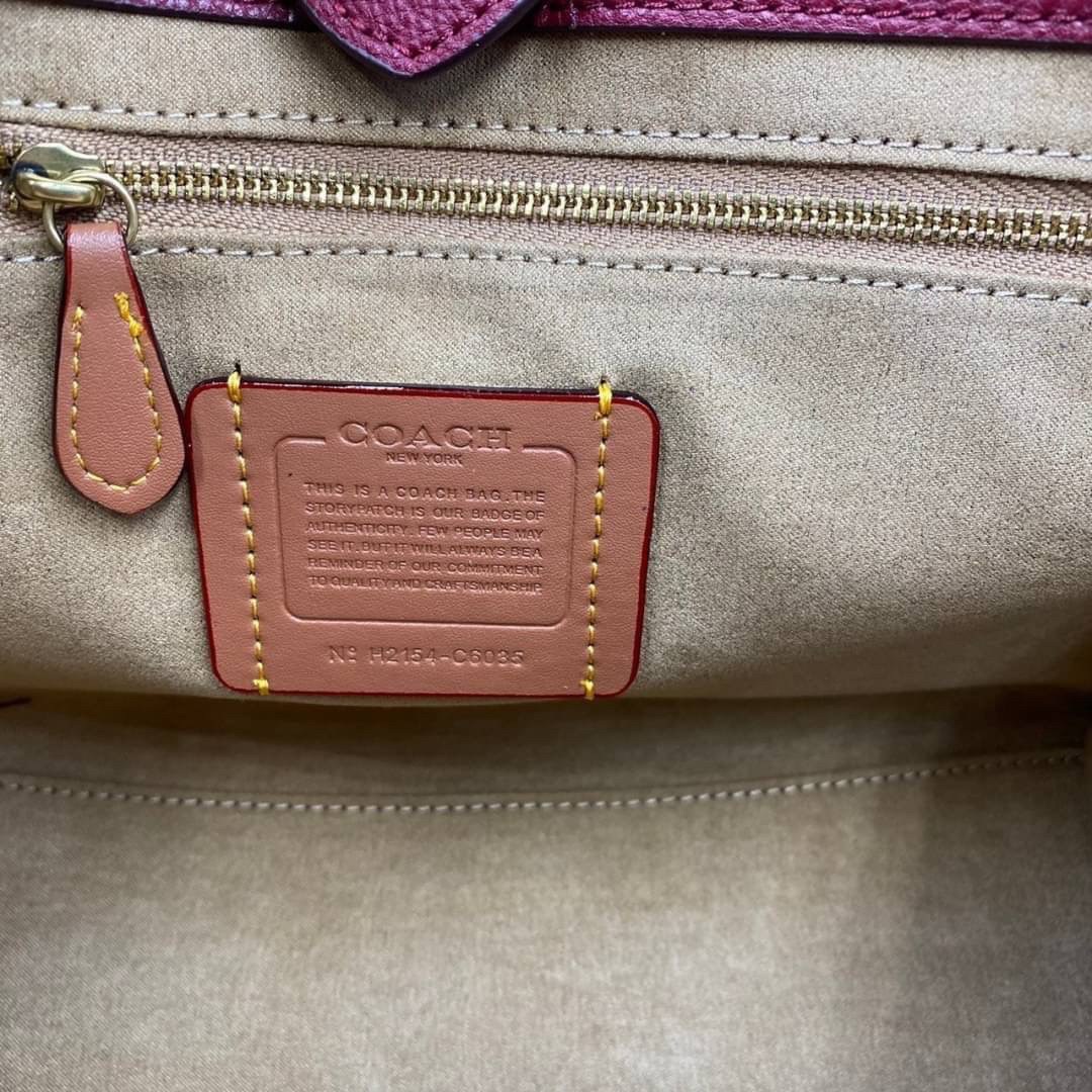 COACH FIELD TOTE 30 IN COLORBLOCK WITH COACH BADGE พร้อมส่งที่ไทย